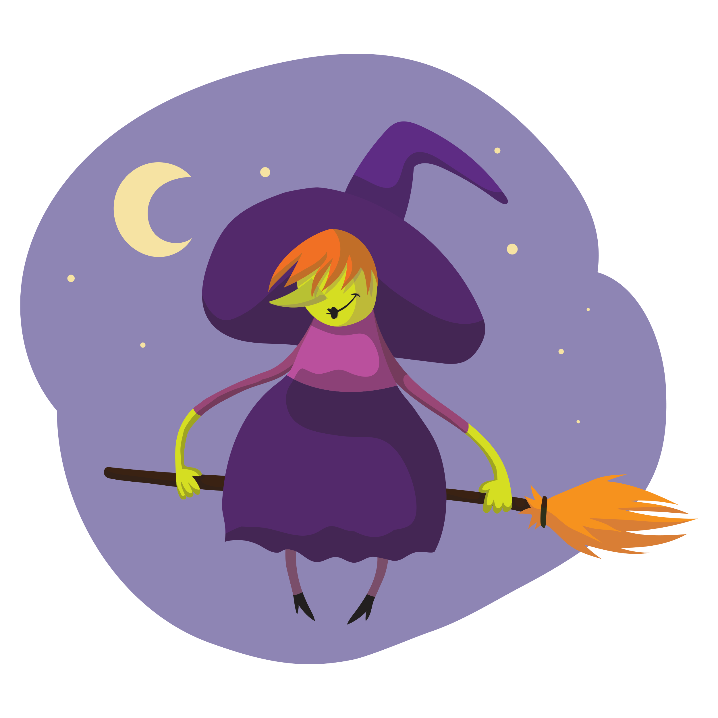 Female Halloween Witch by Graph Tee Female Halloween Witch in Digital Art Inspiration by Graph Tee