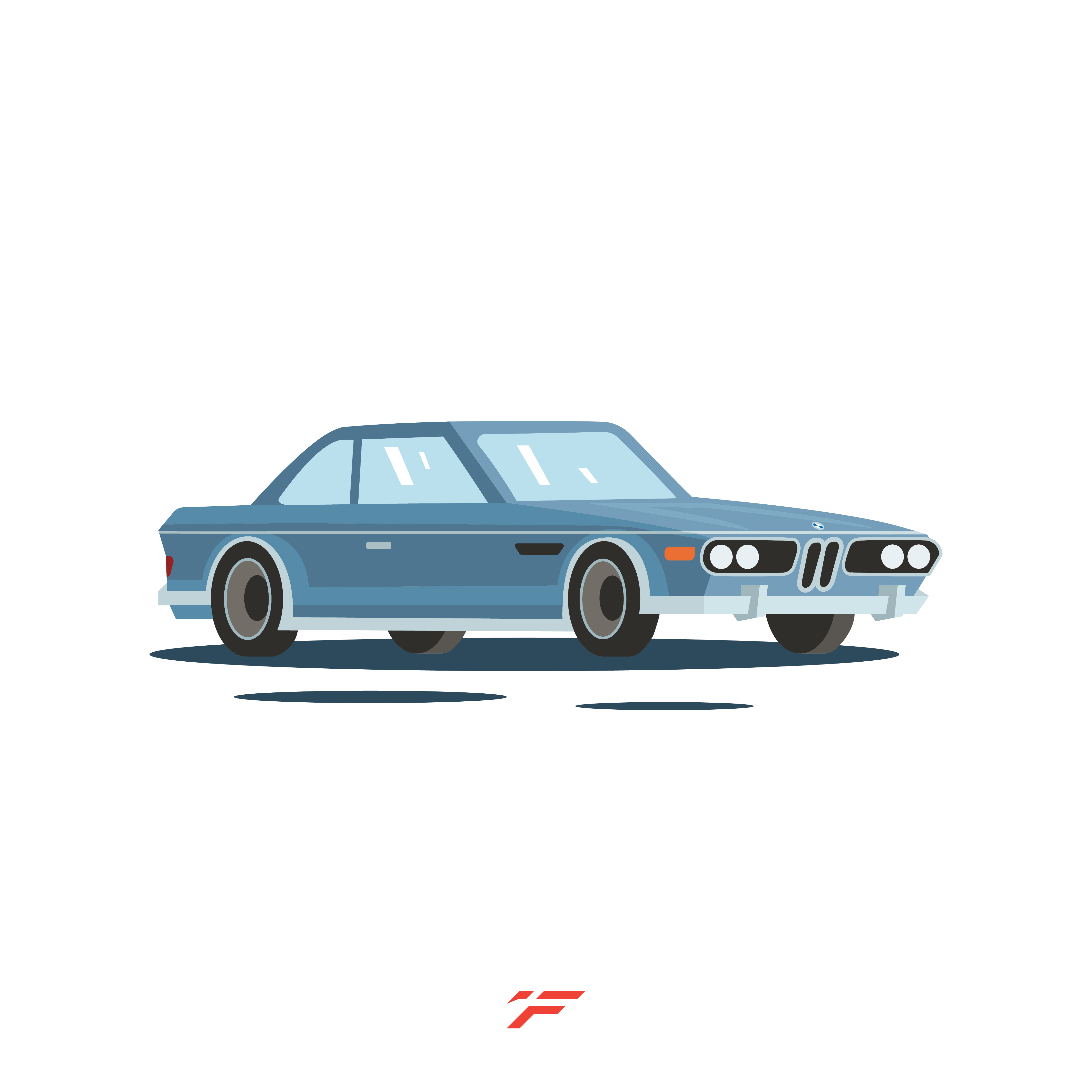 BMW Illustration in Illustration and Graphics Inspiration by Mladen Blagovcanin