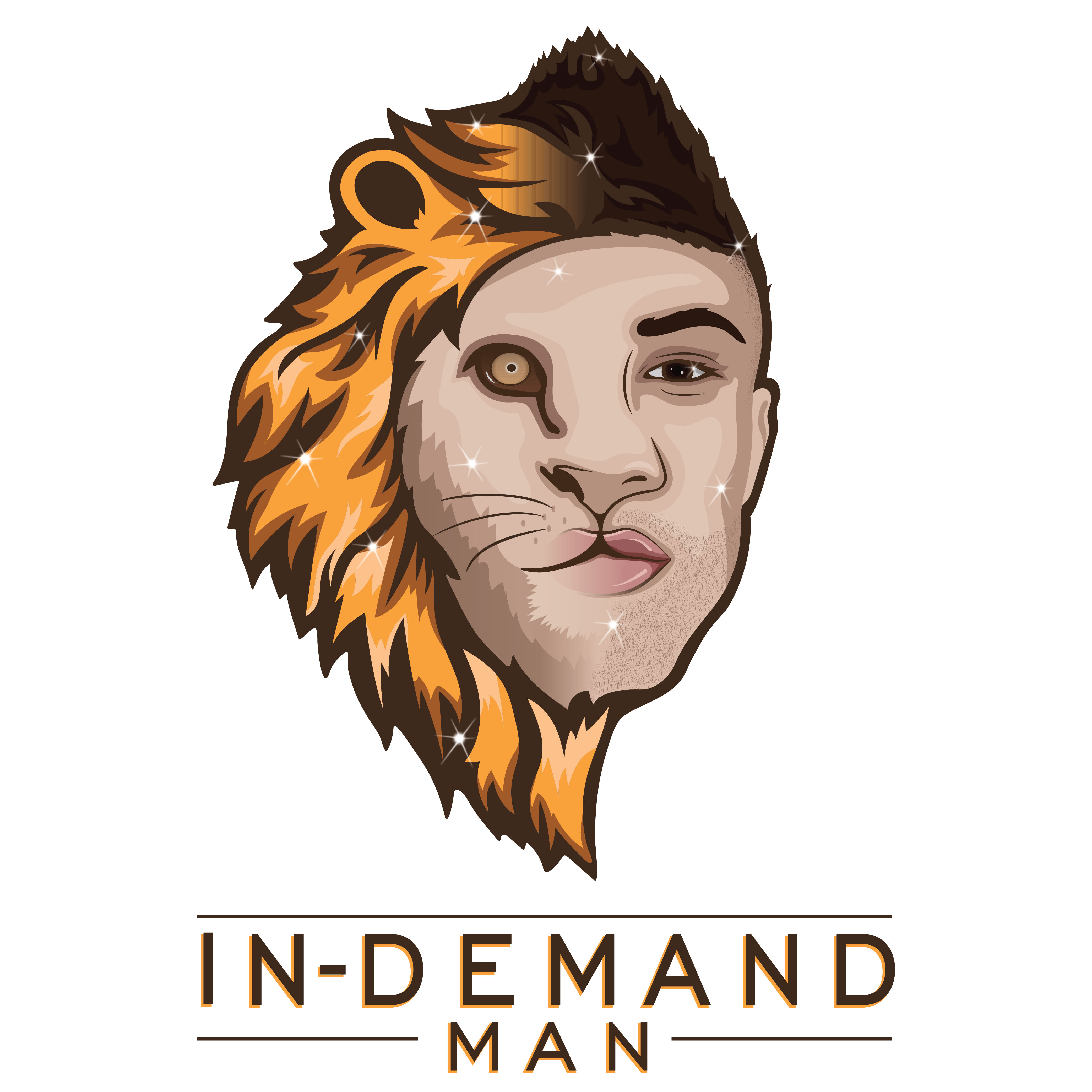 In-Demand Man in Logo Design Inspiration by Kim B
