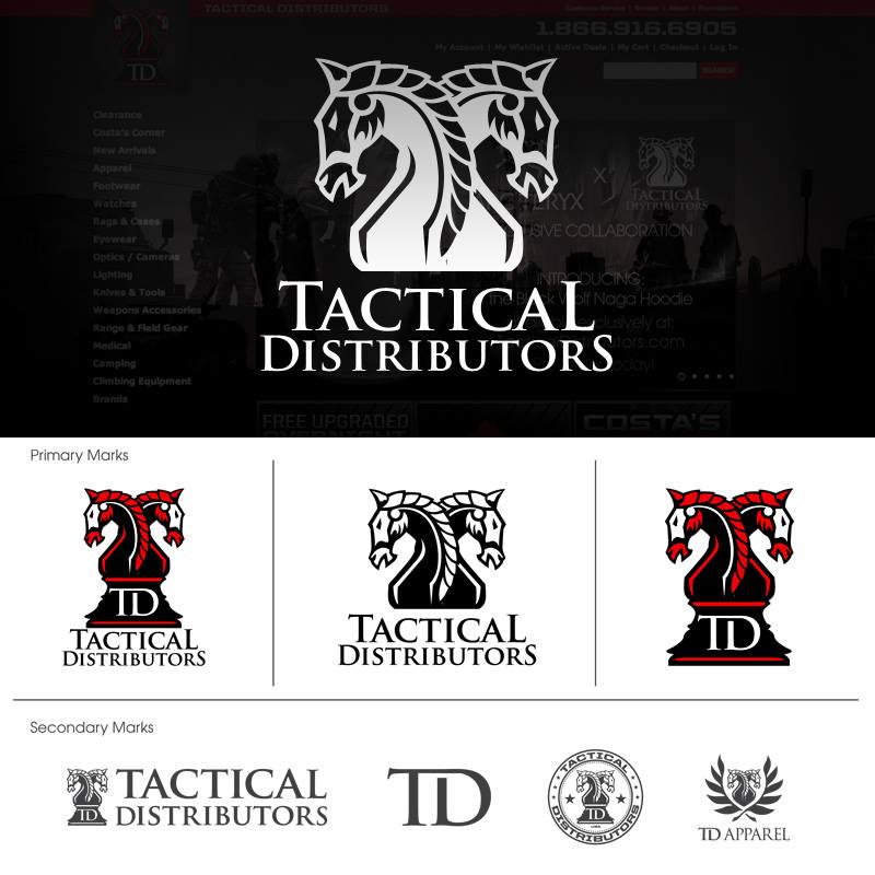 Tactical Distributors by Collins Creative Tactical Distributors in Logo Design Inspiration by Collins Creative