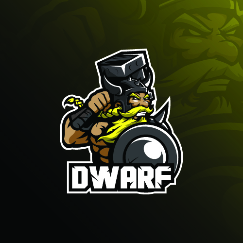 Mascot Dwarf logo by Dopa Mascot Dwarf logo in Logo Design Inspiration by Dopa