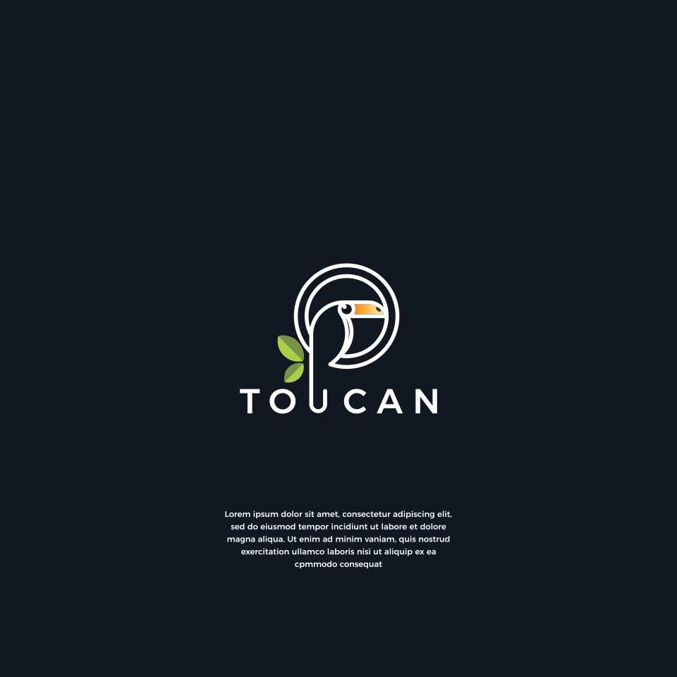 toucan in Logo Design Inspiration by Wika