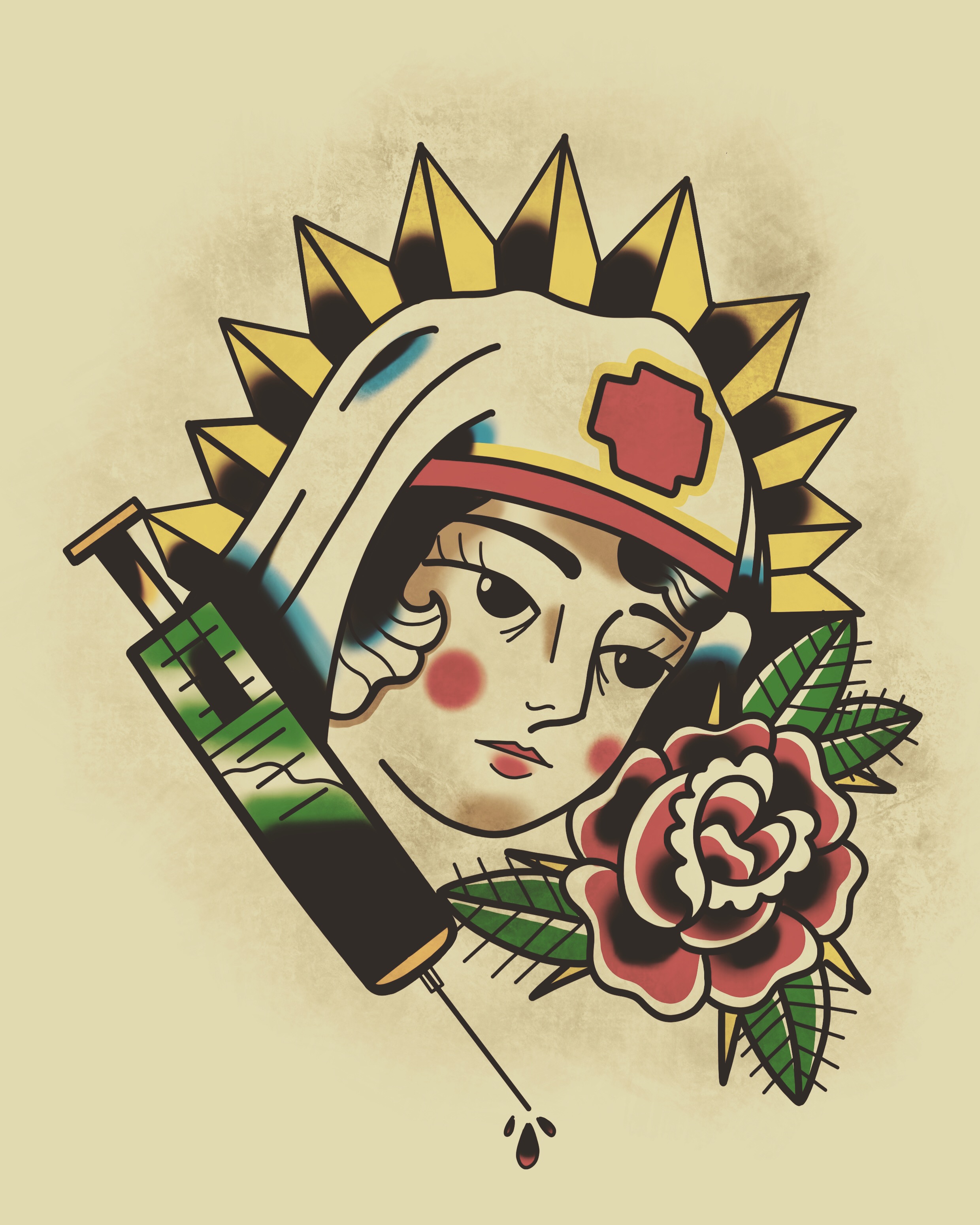 Nurse in Digital Art Inspiration by Ariel Sanchez
