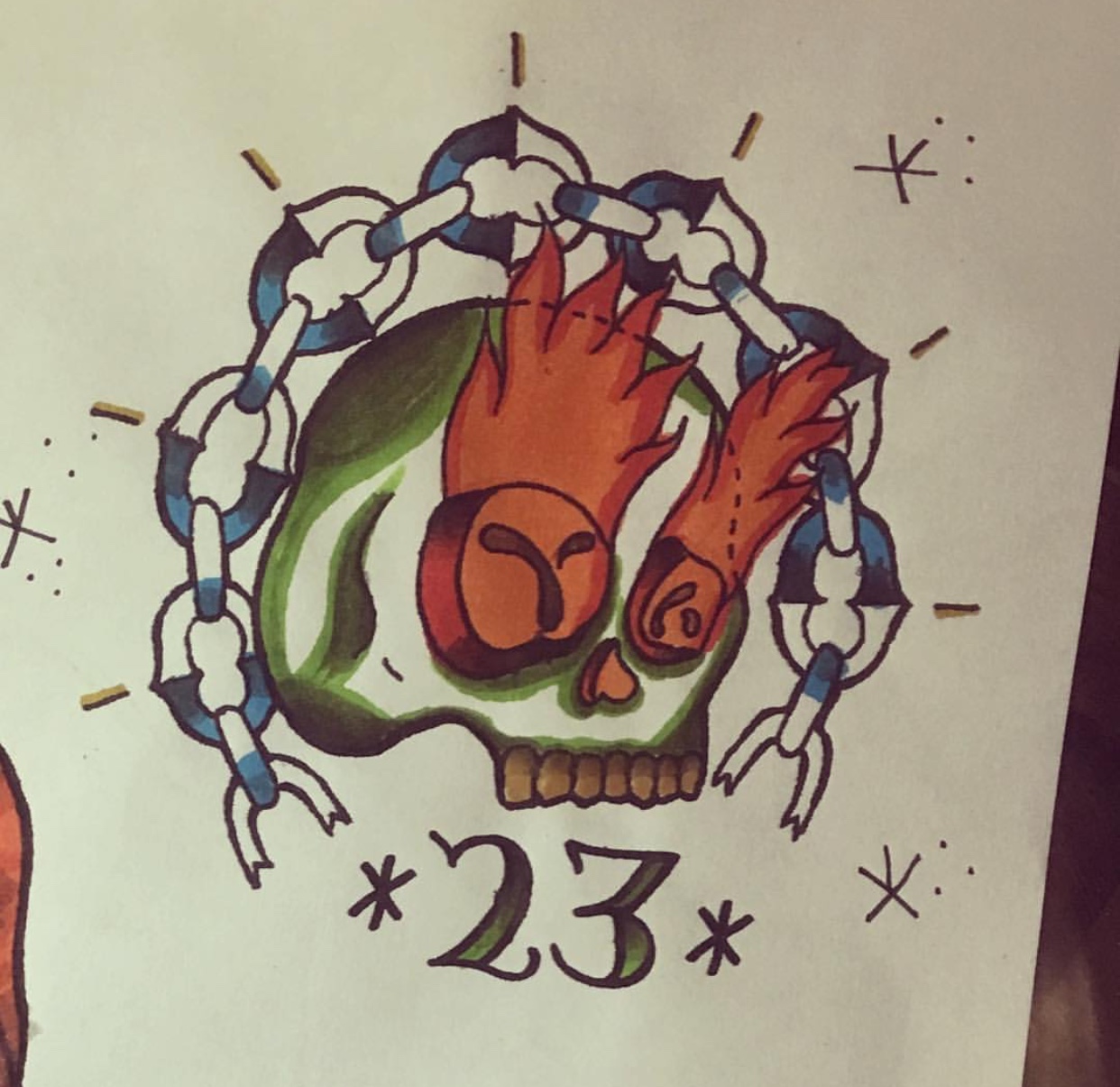 23 in Tattoo designs Inspiration by Ariel Sanchez