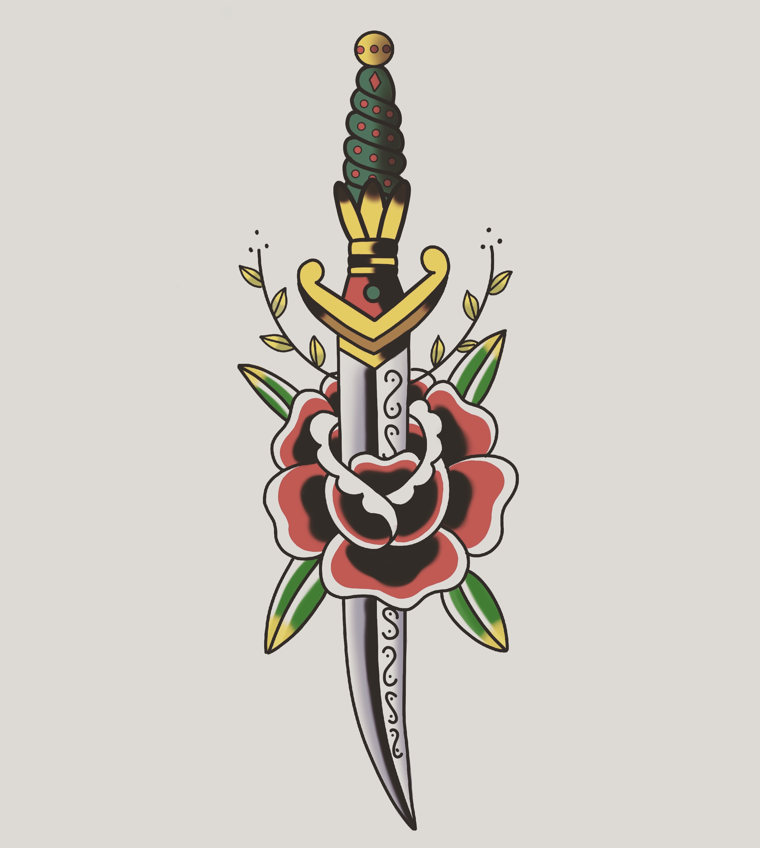 Kill the rose in Vintage Art Inspiration by Ariel Sanchez