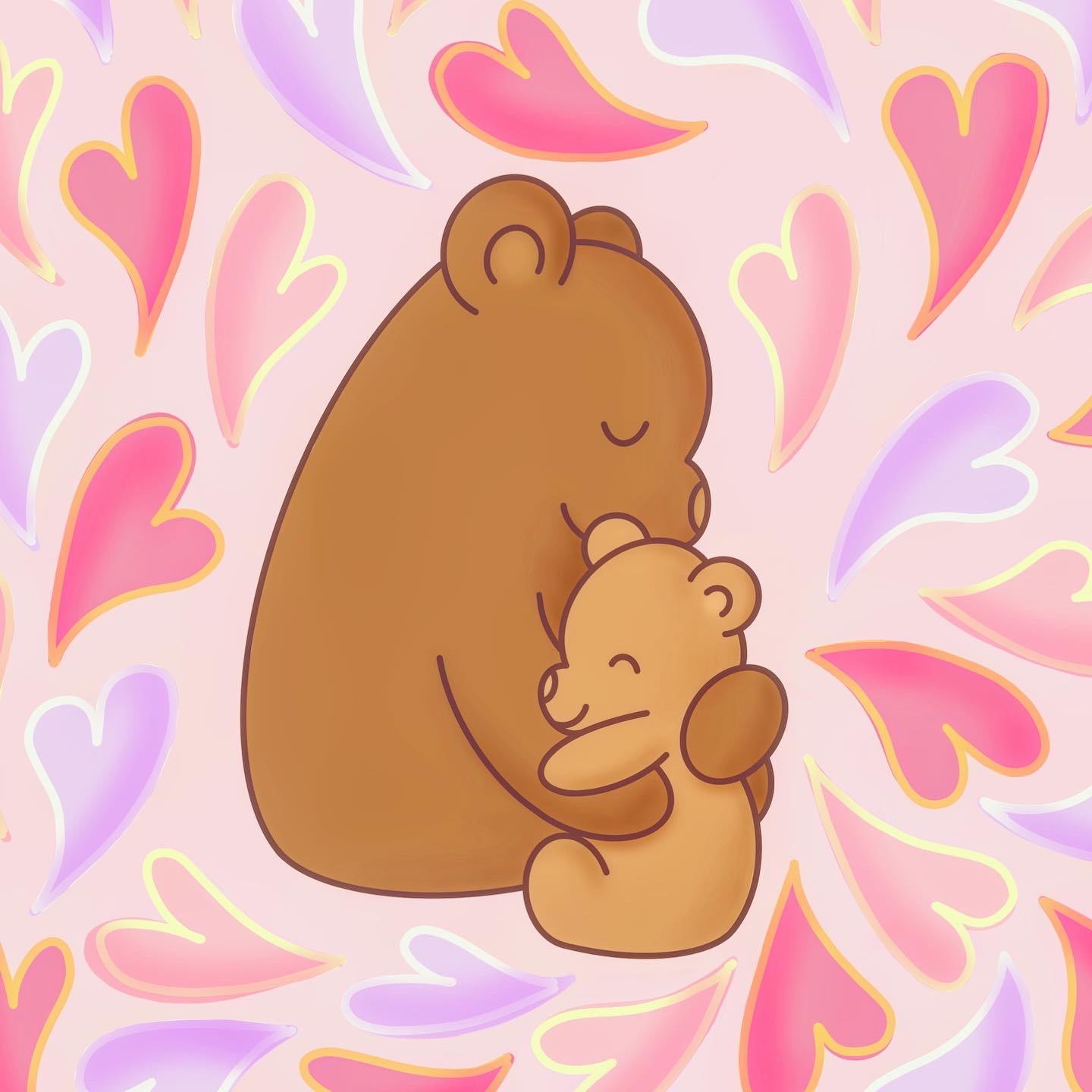 Mama bear in Doodle Art Inspiration by Brittany Campana