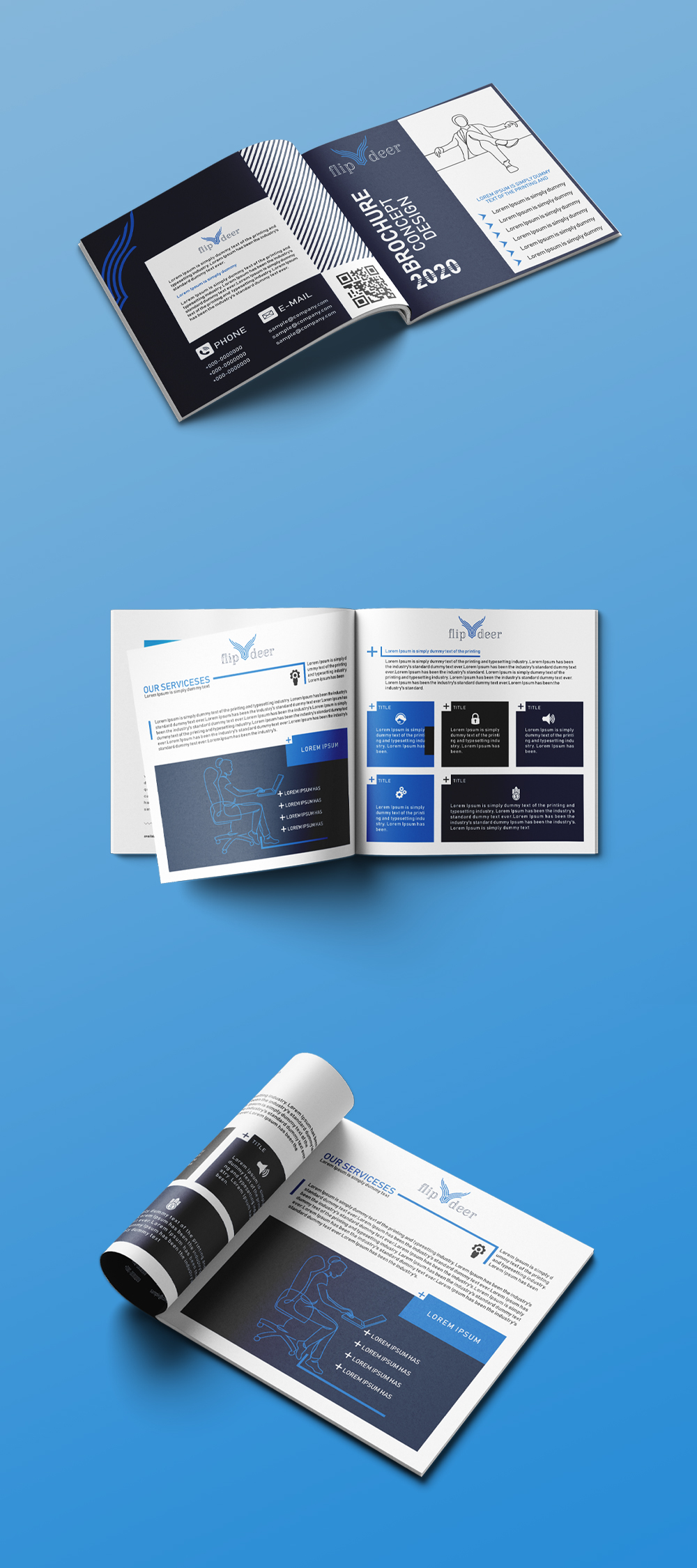 Brochure Design in Brochure Design Inspiration by The Graphic Owl