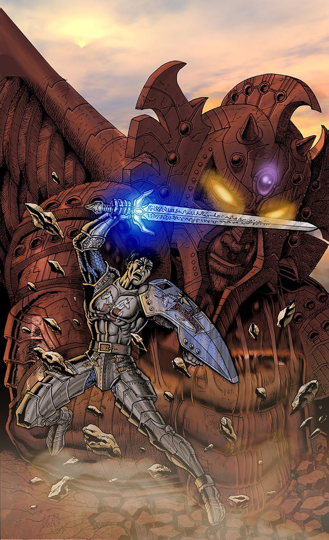 My draws ink and colours for a comic book in Illustration and Graphics Inspiration by Pablo