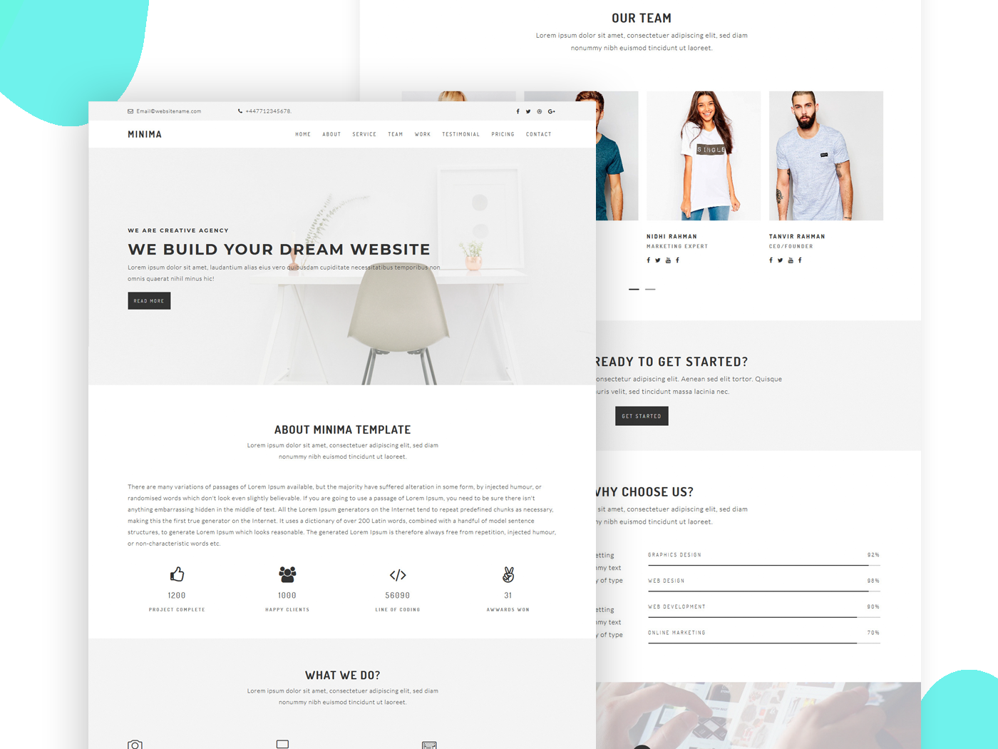 MINIMA Minimal-Onepage-Agency-Template by Tanvi Rahman Hridoy MINIMA Minimal-Onepage-Agency-Template in Website Design Inspiration by Tanvi Rahman Hridoy