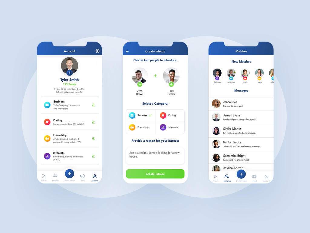Introze mobile app design by Kozala Introze mobile app design in Mobile Apps Design Inspiration by Kozala