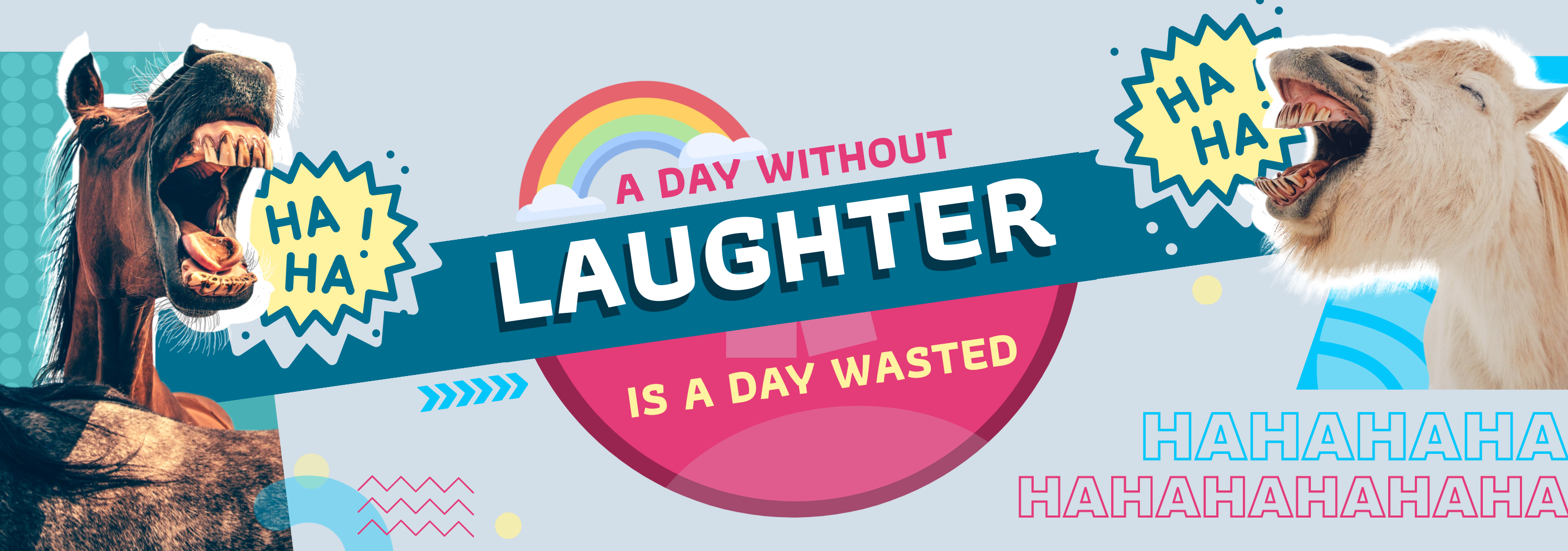 Let's Laugh- Tumblr Banner Design by Queenie Quek Let's Laugh- Tumblr Banner Design in Tumblr Banner Inspiration by Queenie Quek