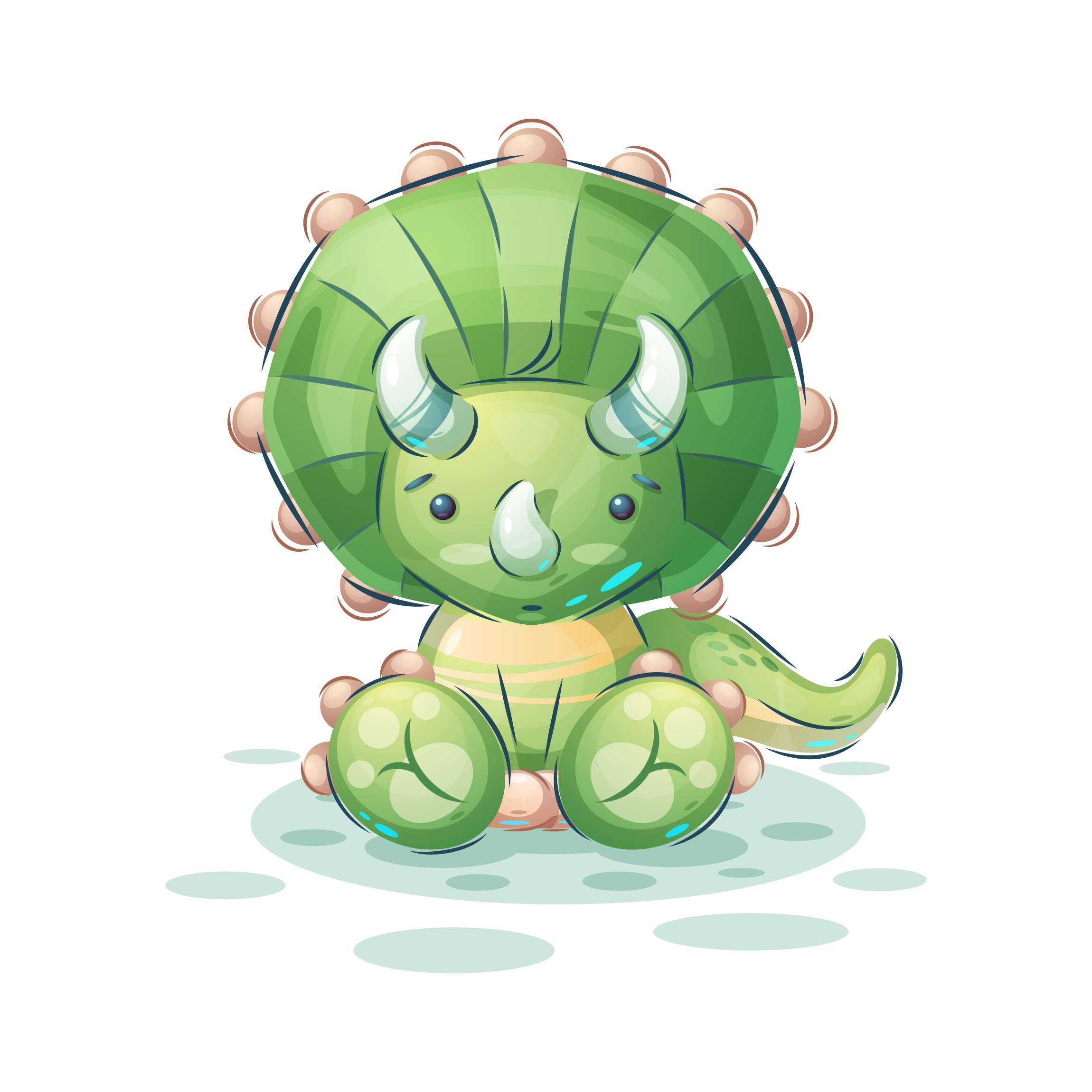 Teddy Dino by Rwgusev Teddy Dino in Character & Mascot design Inspiration by Rwgusev