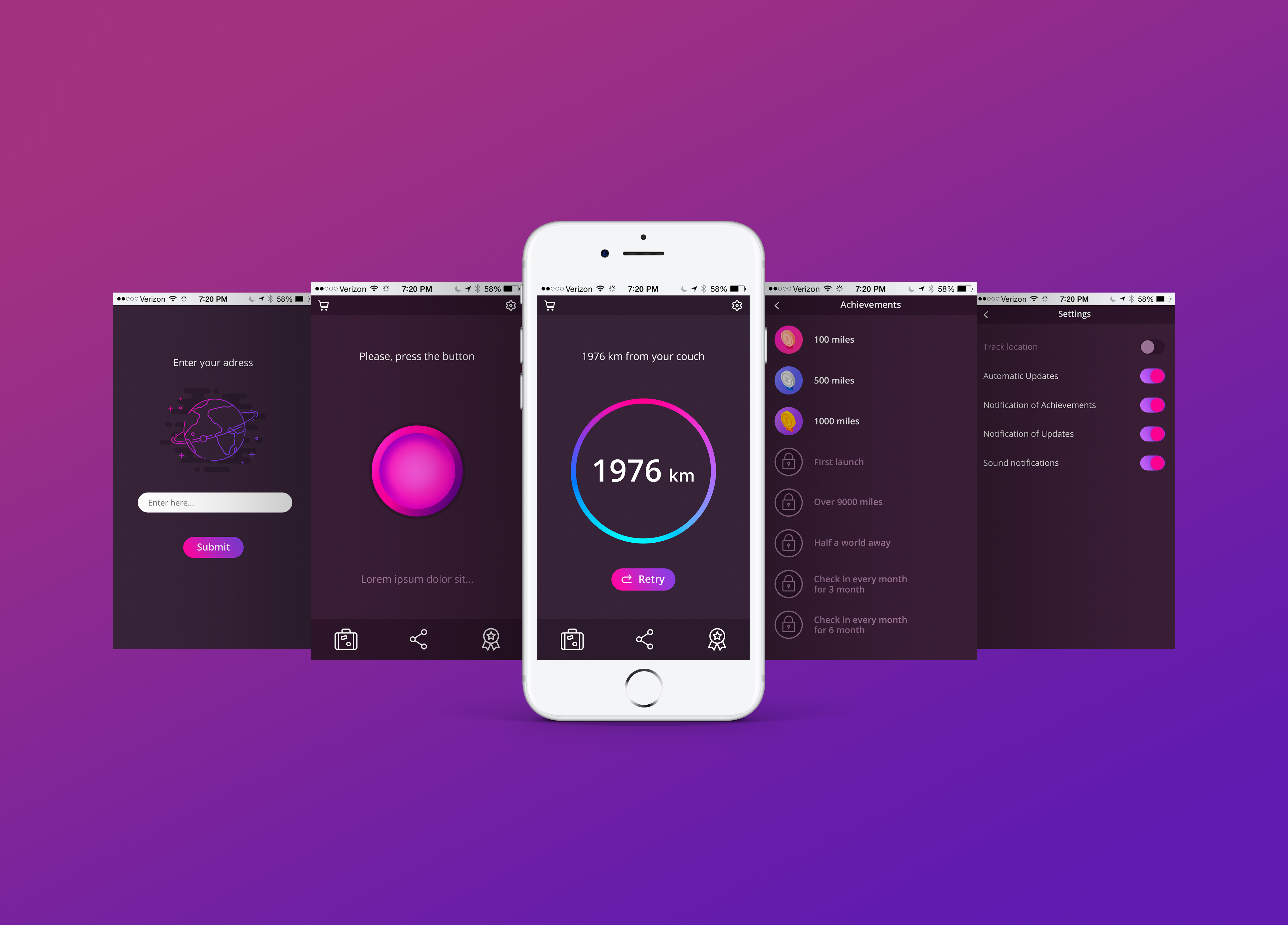 UI design for IOS App 