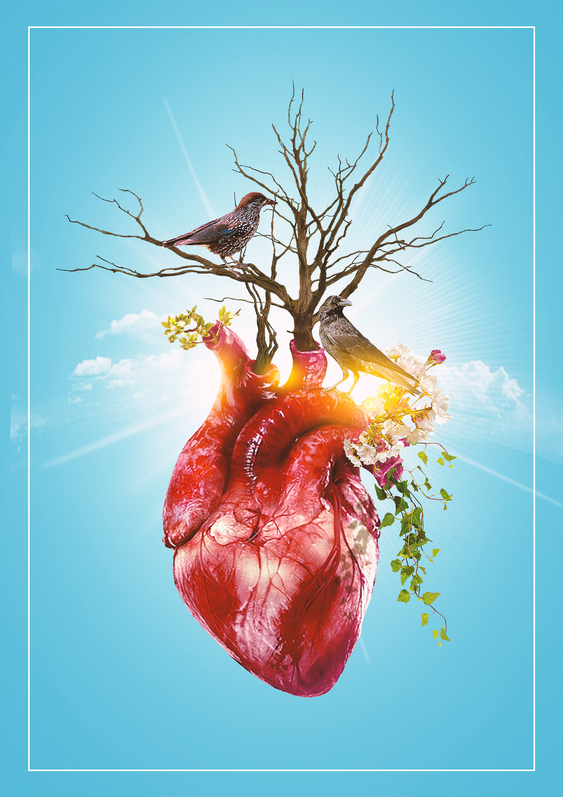 Revived Heart in Visual Art Inspiration by Eslam Megahed