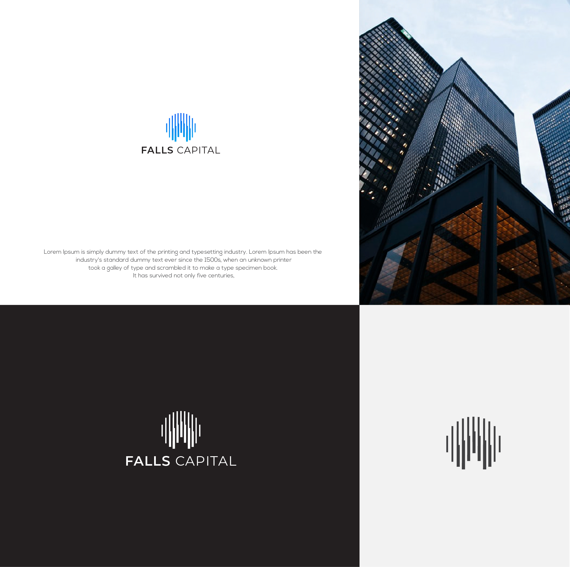 Falls Capital by Kaium Dhali Falls Capital in Logo Design Inspiration by Kaium Dhali
