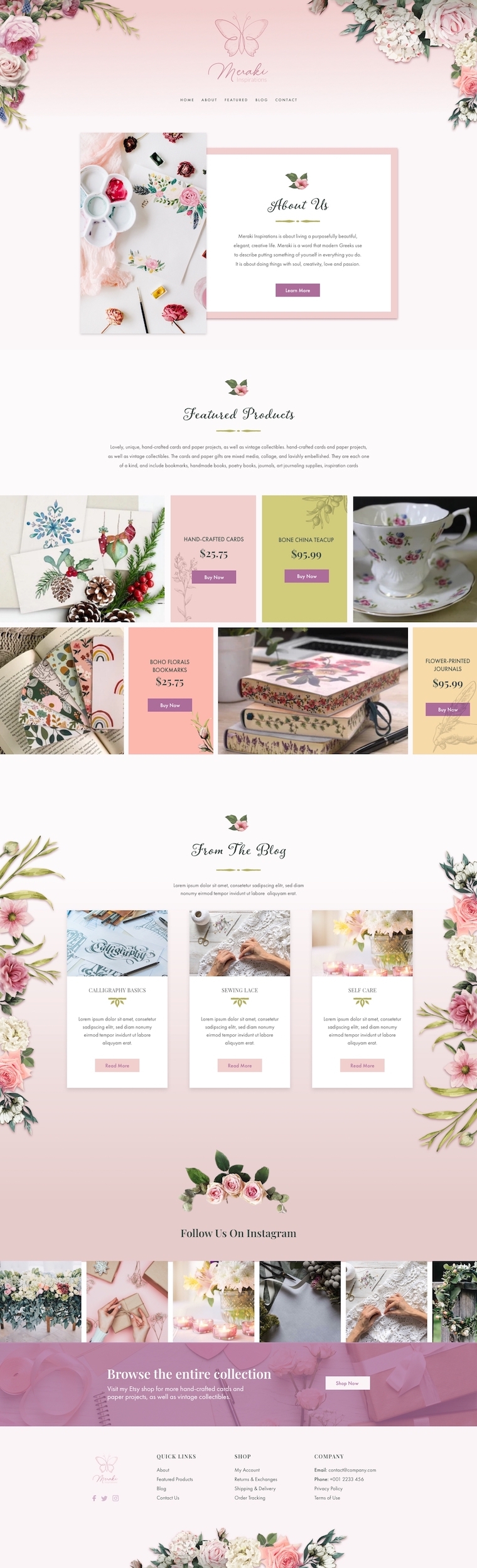 Meraki Inspirations by Cathym Meraki Inspirations in Website Design Inspiration by Cathym