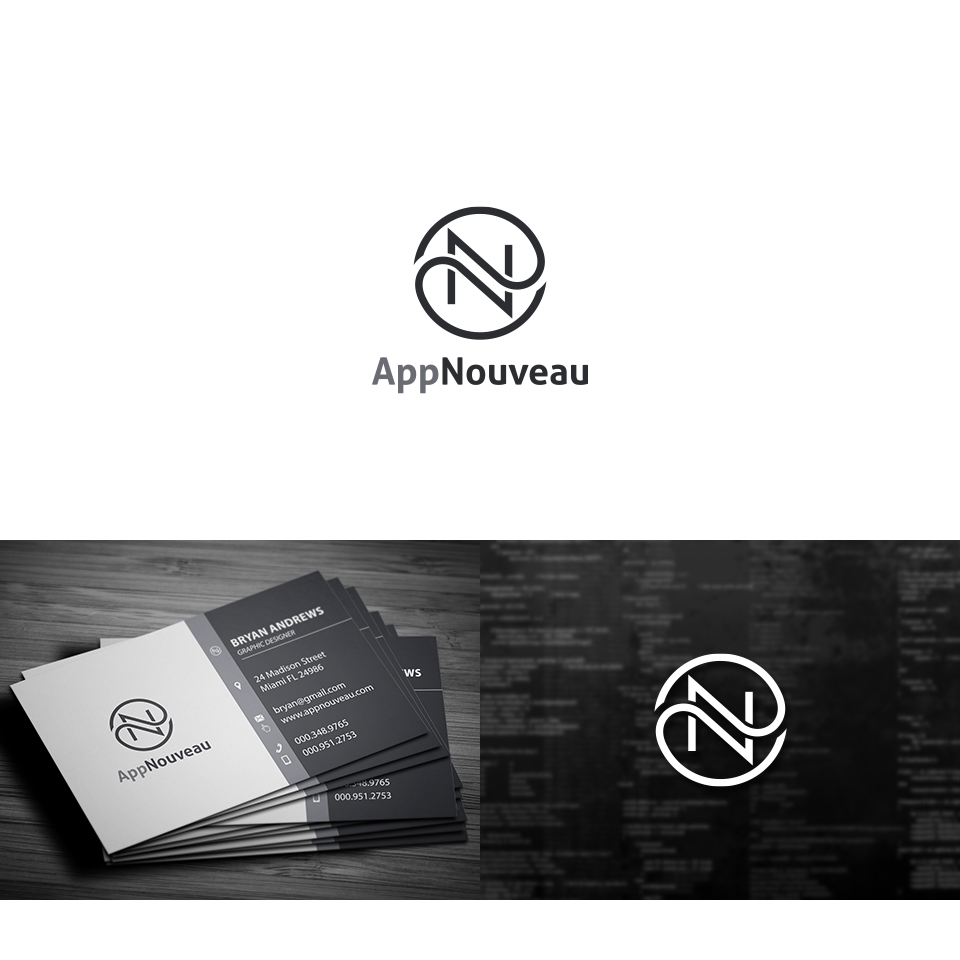 Unused logo proposal for App Nouveau by Stinger Unused logo proposal for App Nouveau in Logo Design Inspiration by Stinger