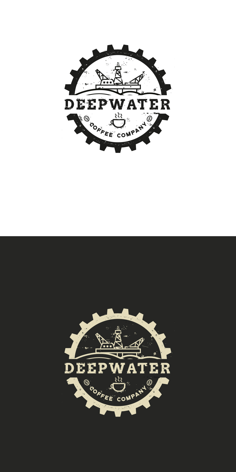 Deepwater Coffee Company in Logo Design Inspiration by Th-ink Studio Design