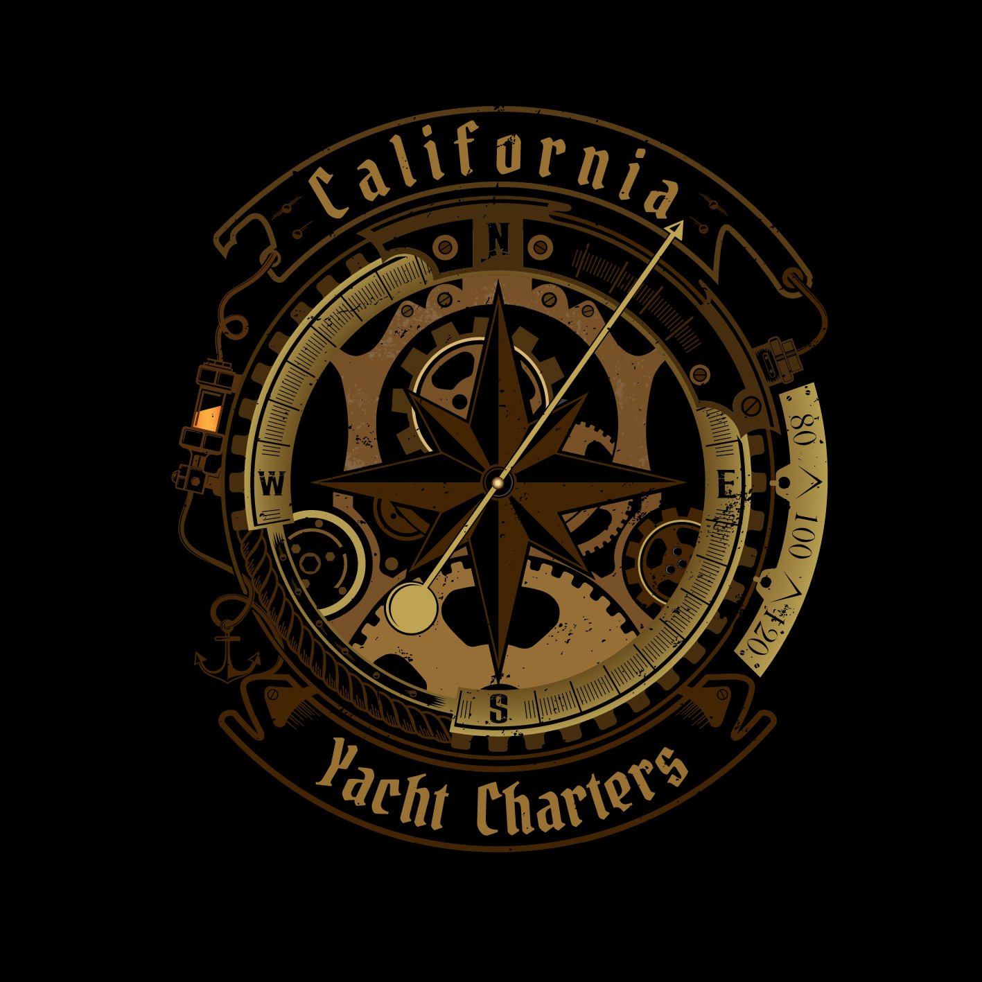 Compass Steampunk by Bose Compass Steampunk in Logo Design Inspiration by Bose