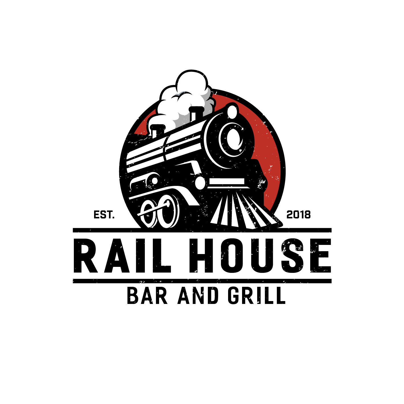 Rail house bar and grill by Bose Rail house bar and grill in Logo Design Inspiration by Bose