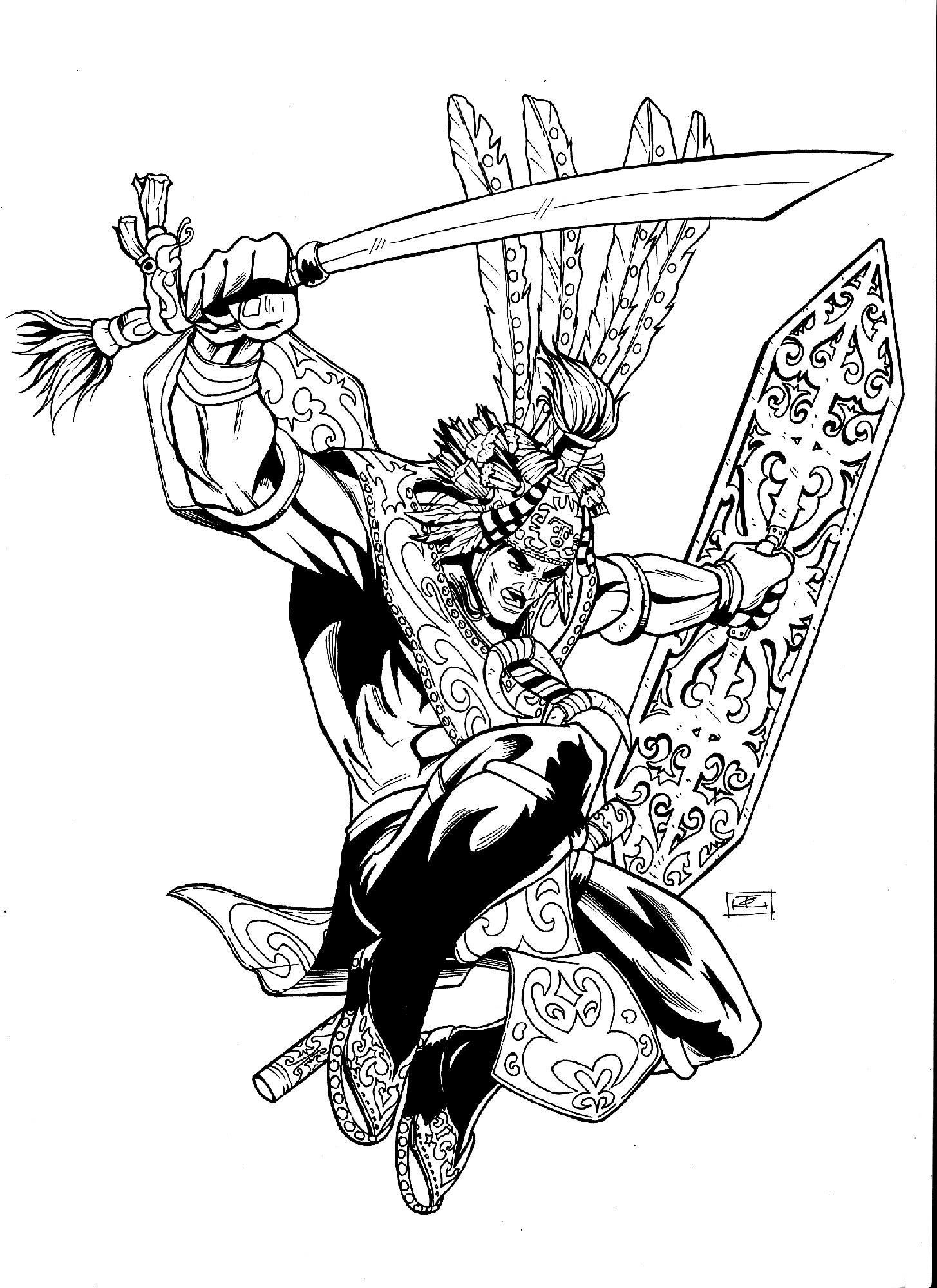 dayak's warrior by Bektismart dayak's warrior in Illustration and Graphics Inspiration by Bektismart