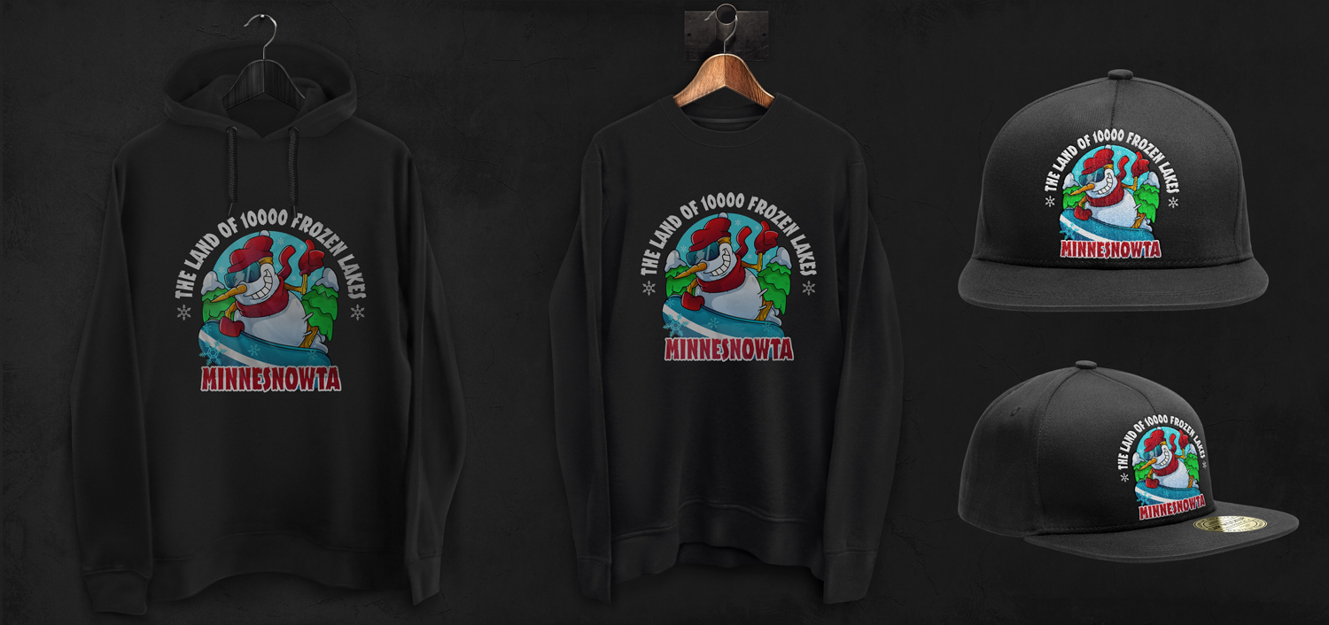MINNESNOWTA Tshirt Design by Creativeoo MINNESNOWTA Tshirt Design in T-Shirt Design Inspiration by Creativeoo