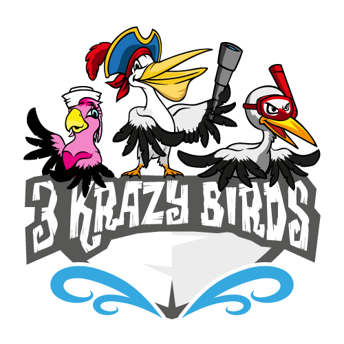 3 Krazy Birds by Dian Utama 3 Krazy Birds in Character & Mascot design Inspiration by Dian Utama