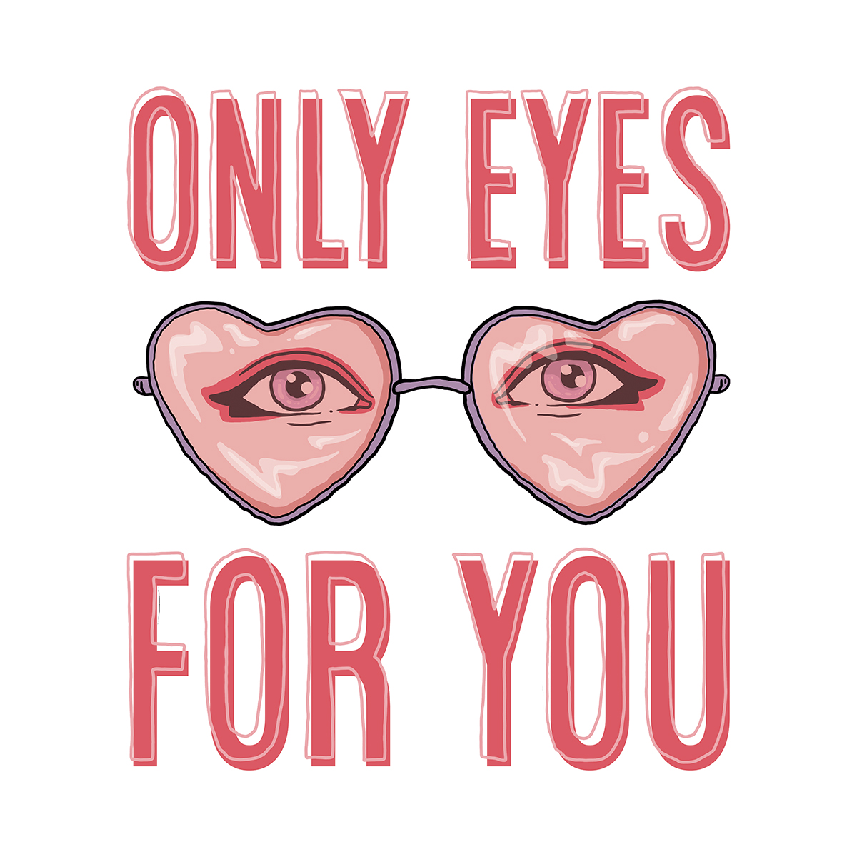 ONLY EYES FOR YOU in Illustration and Graphics Inspiration by Gray Lunara