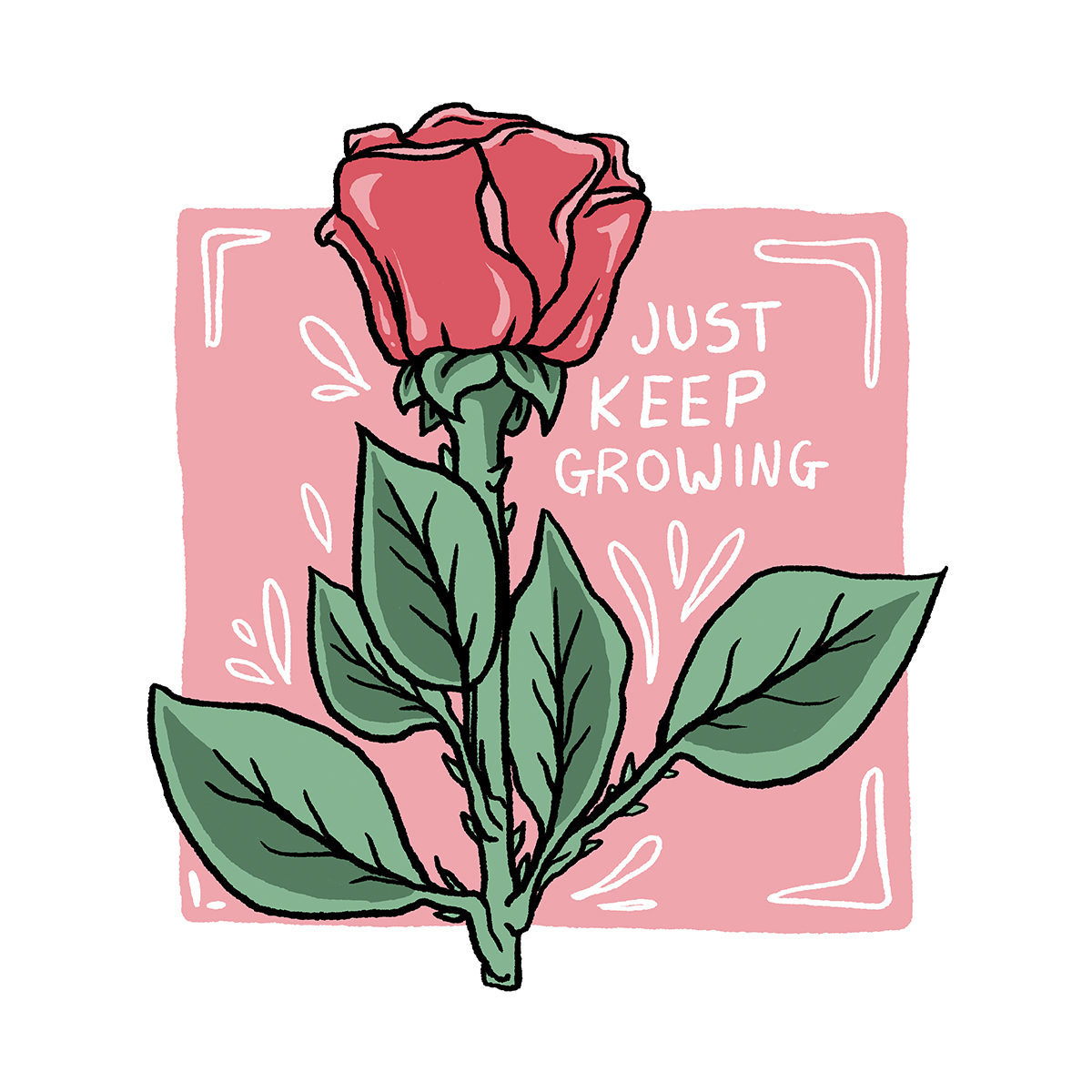 JUST KEEP GROWING by Gray Lunara JUST KEEP GROWING in Illustration and Graphics Inspiration by Gray Lunara