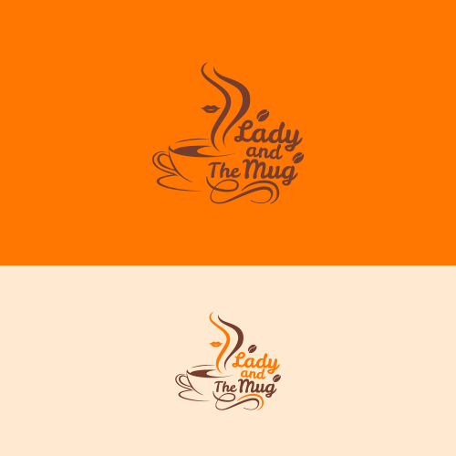 Lady and The Mug in Logo Design Inspiration by Azmy#creative