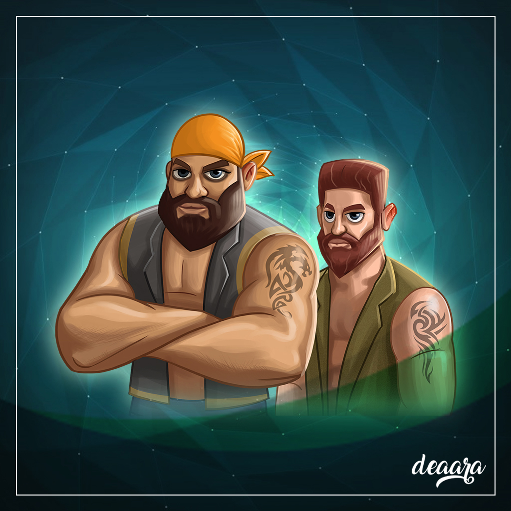 Caricature in Character & Mascot design Inspiration by Deaara Studio