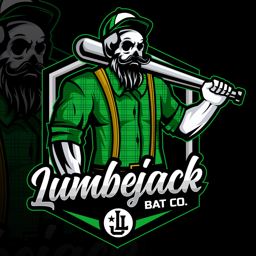 Skull Lumberjack Baseball Logo by Triptych Skull Lumberjack Baseball Logo in Logo Design Inspiration by Triptych