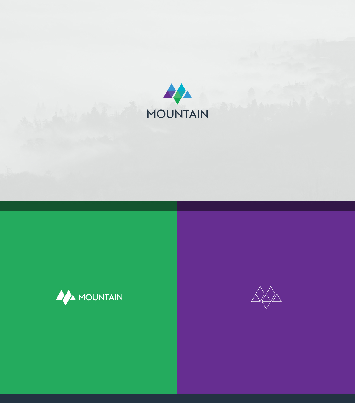 MOUNTAIN in Logo Design Inspiration by Zlqila