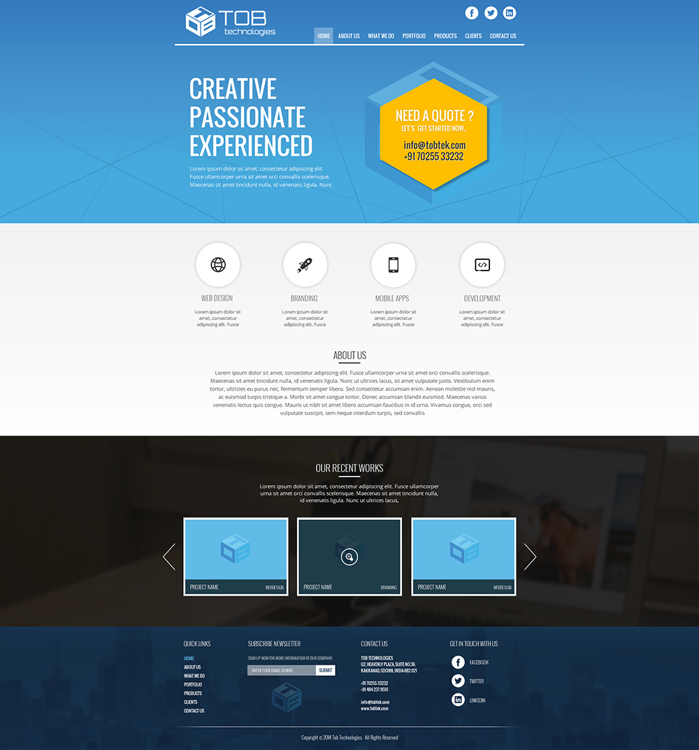 Website Design done for a Ticket booking company by Denvarghese Website Design done for a Ticket booking company in Landing page design Inspiration by Denvarghese