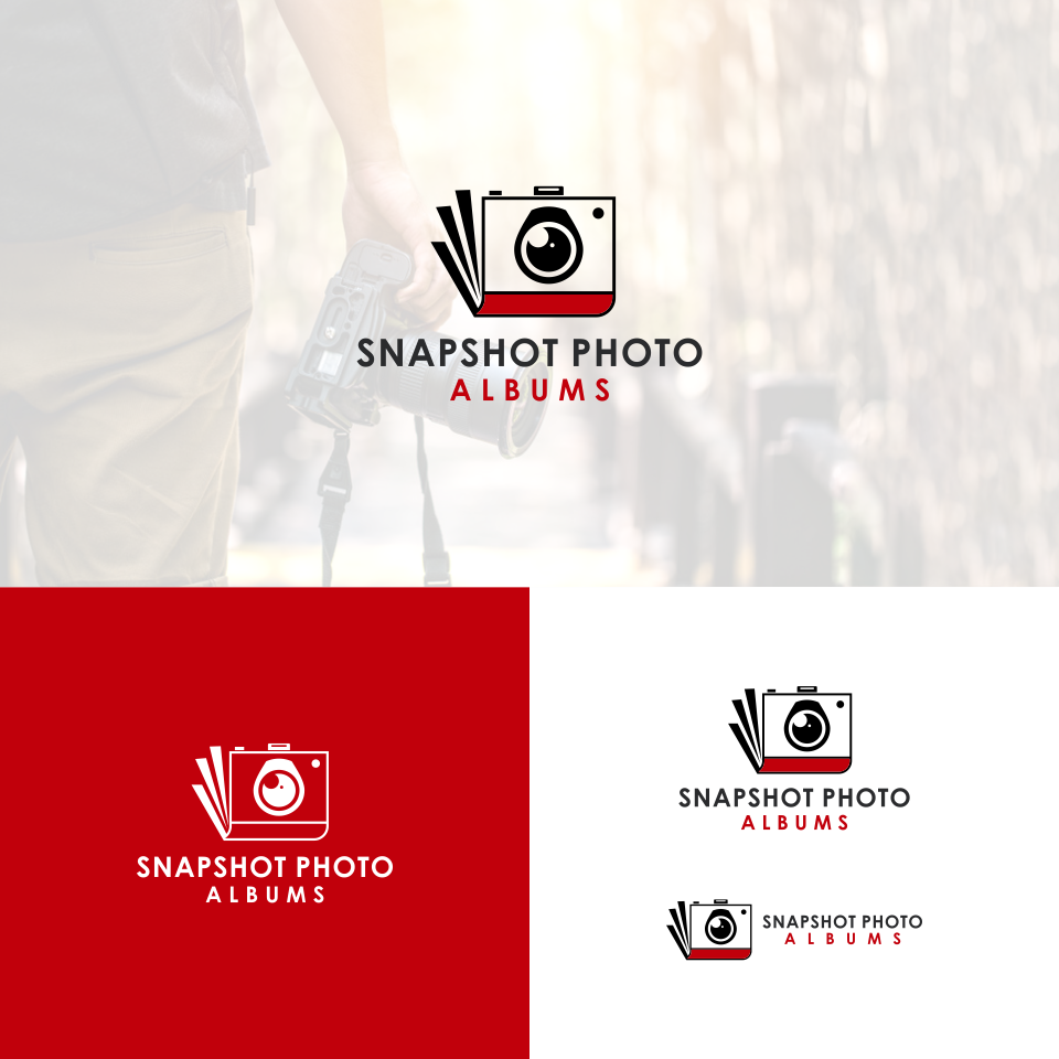 Snapshot Photo Albums by Squarepants Snapshot Photo Albums in Logo Design Inspiration by Squarepants