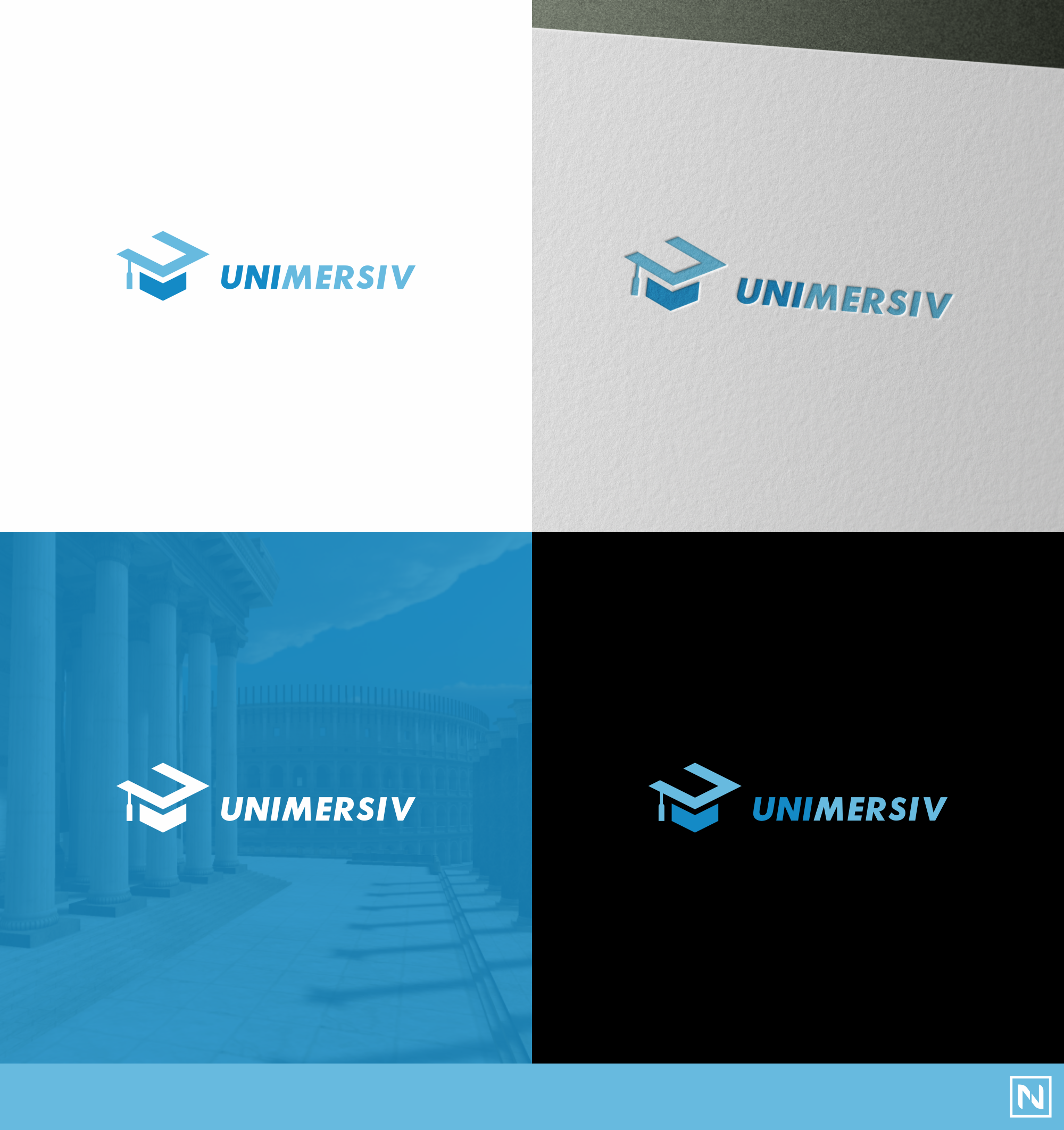 Unimersive Logo Design in Logo Design Inspiration by Nehrufevers