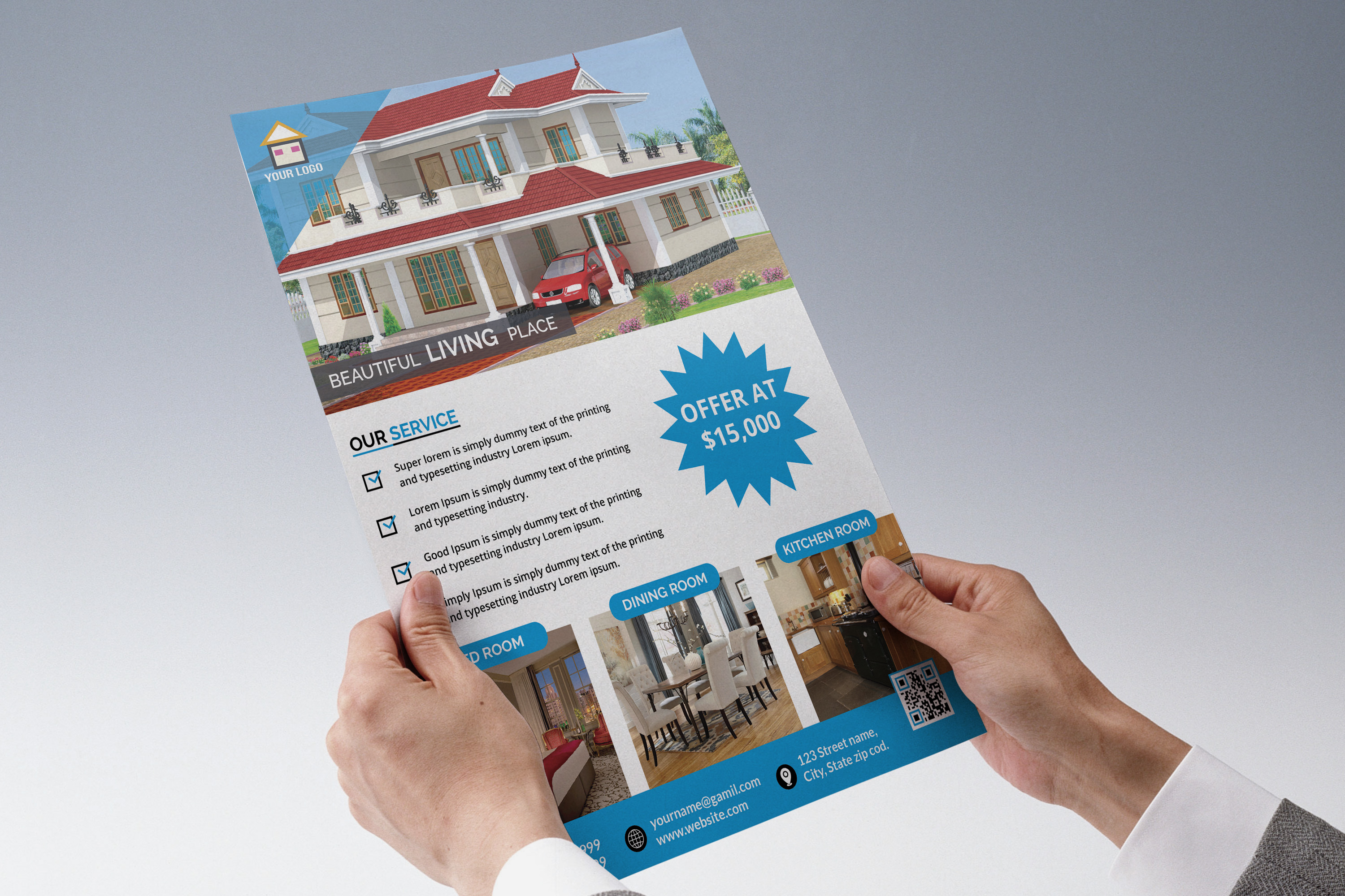 Flyer Design in Leaflet Design Inspiration by Moinuddin