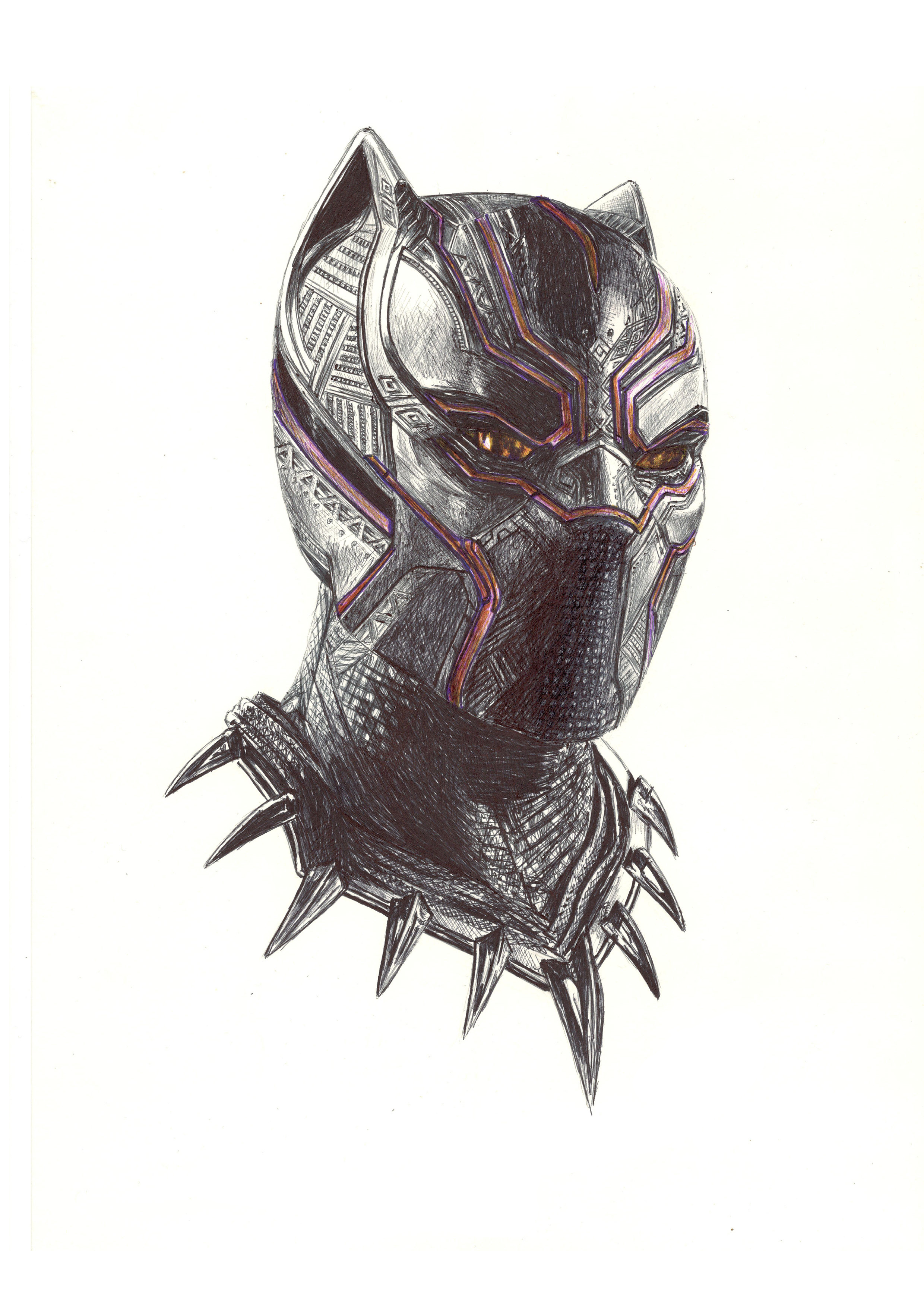 Black Panther by Derwin Graphics Black Panther in Drawing Inspiration by Derwin Graphics