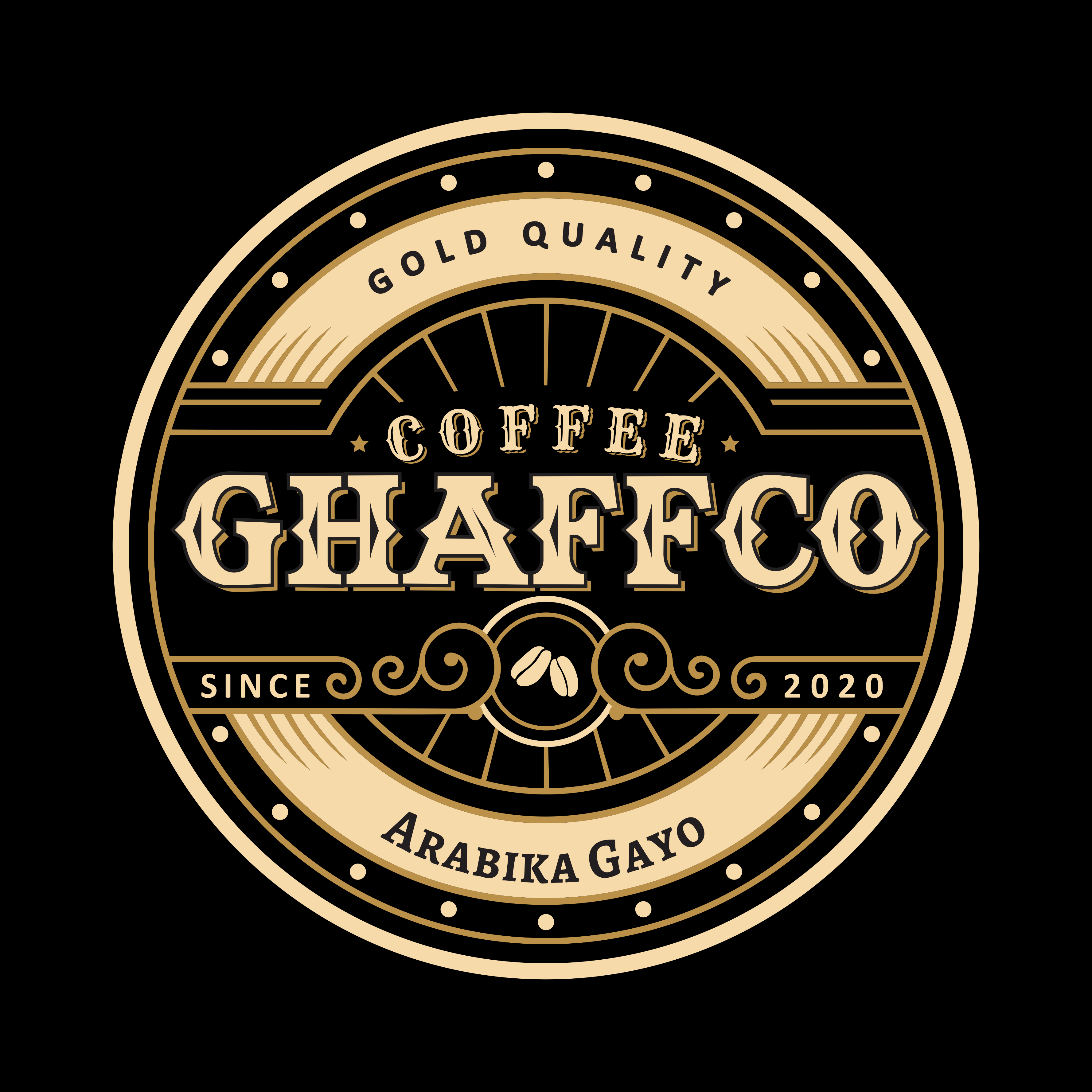 ghaffco coffeeshop logo by Thevertical.graphic ghaffco coffeeshop logo in Label Design Inspiration by Thevertical.graphic