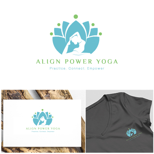 POWER YOGA in Logo & Brand Identity Inspiration by Dominicdesign