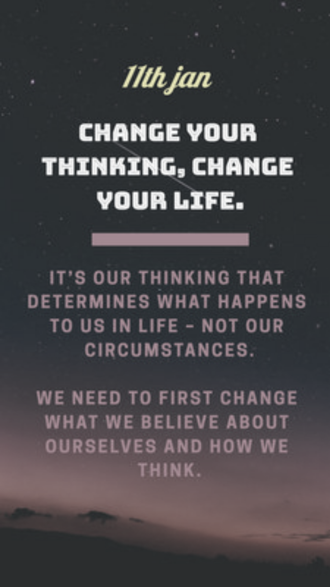 Change your thinking, change your life. by Matin Rahmatpanah Change your thinking, change your life. in Instagram Story Inspiration by Matin Rahmatpanah