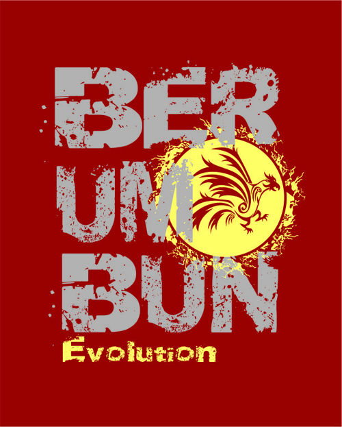 Berumbun Evolution 1 by Hilmyharomain Berumbun Evolution 1 in T-Shirt Design Inspiration by Hilmyharomain