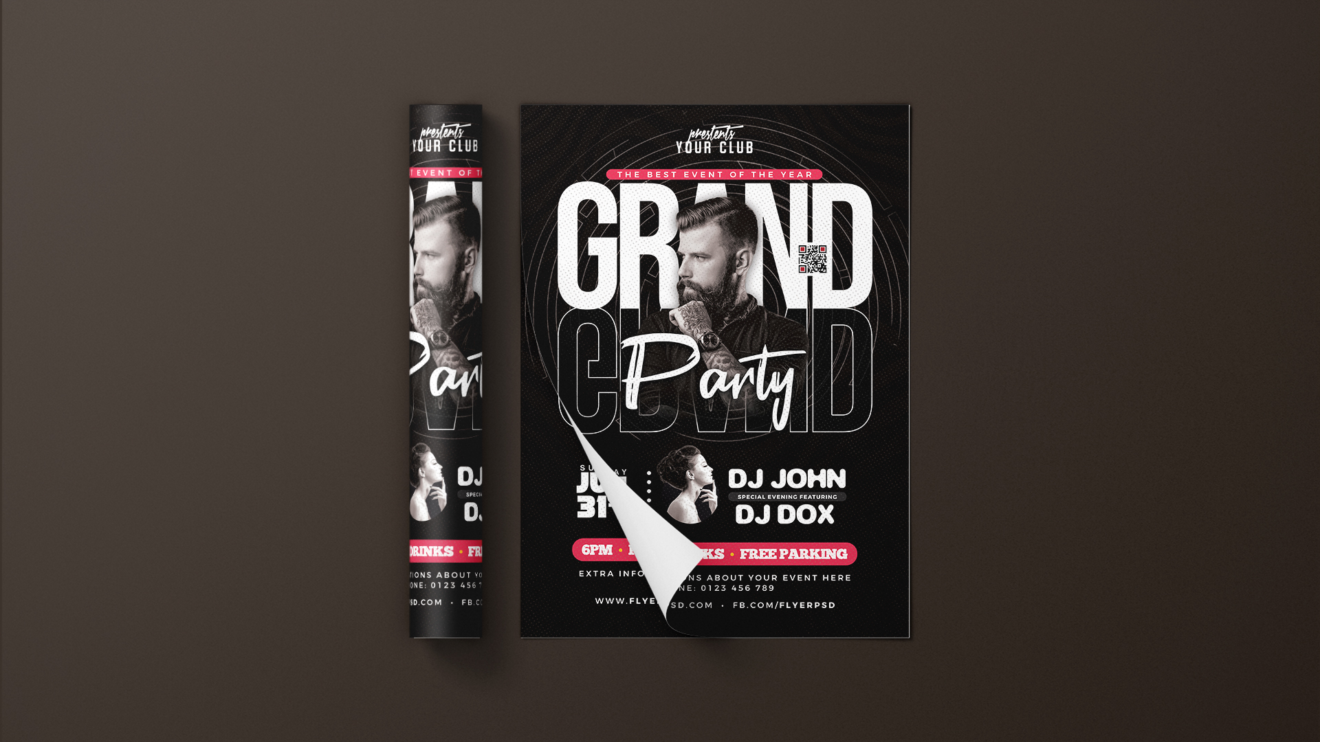 music flyer in Print flyer design Inspiration by Shafayetrana1993