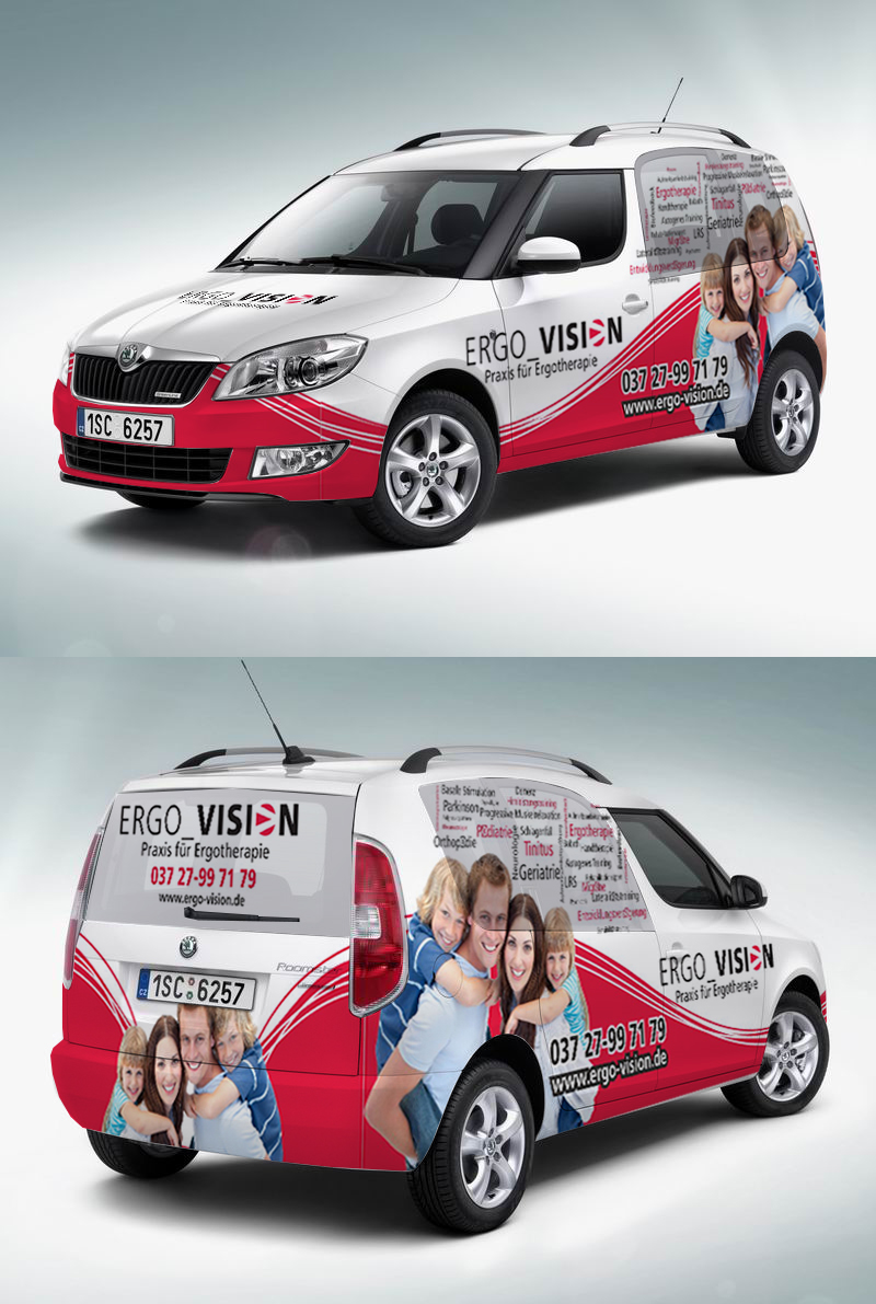 Car wrap in Vehicle wrap design Inspiration by Alexcz