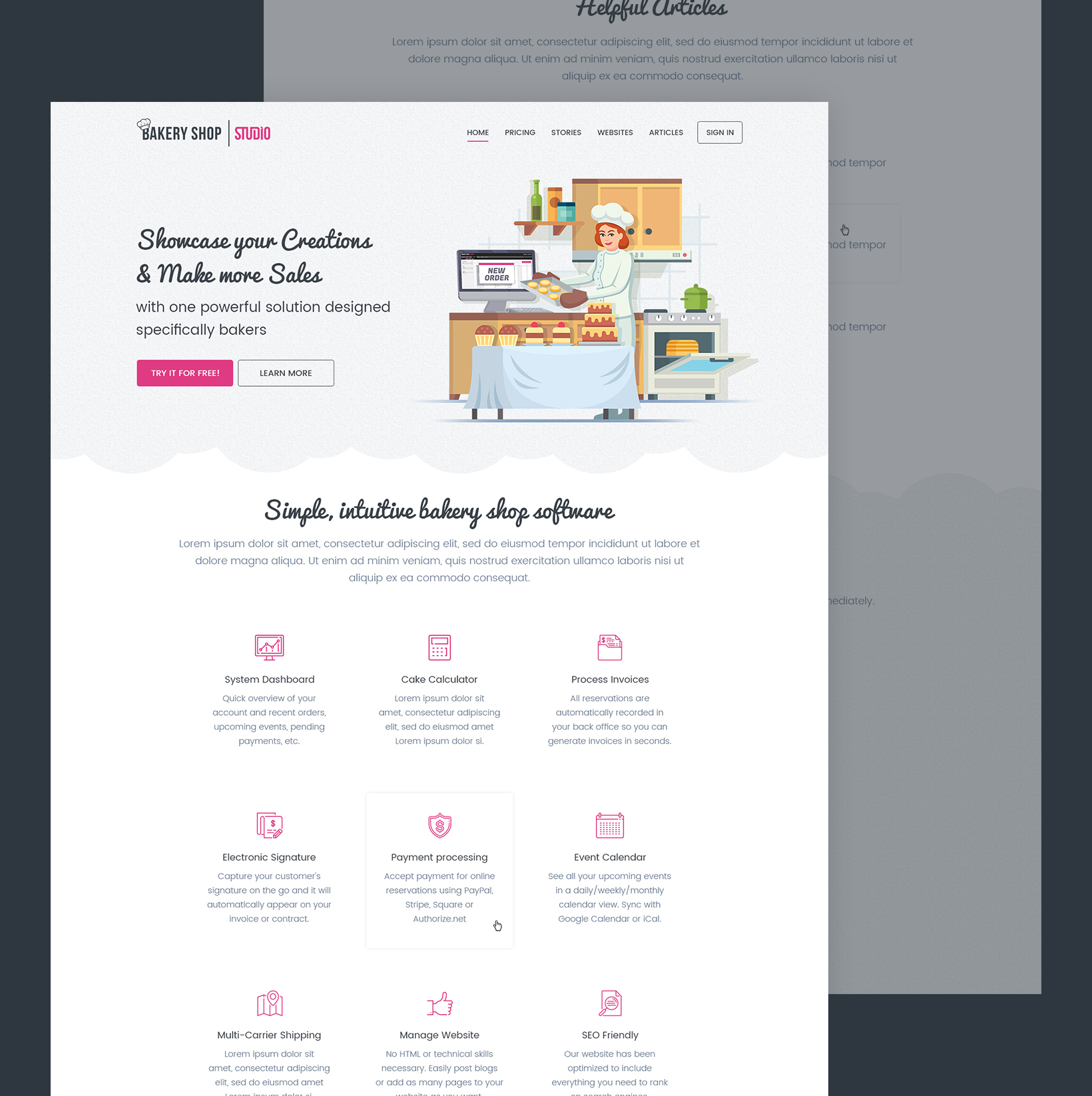 BakeryShop by Graphicdots BakeryShop in Website Design Inspiration by Graphicdots