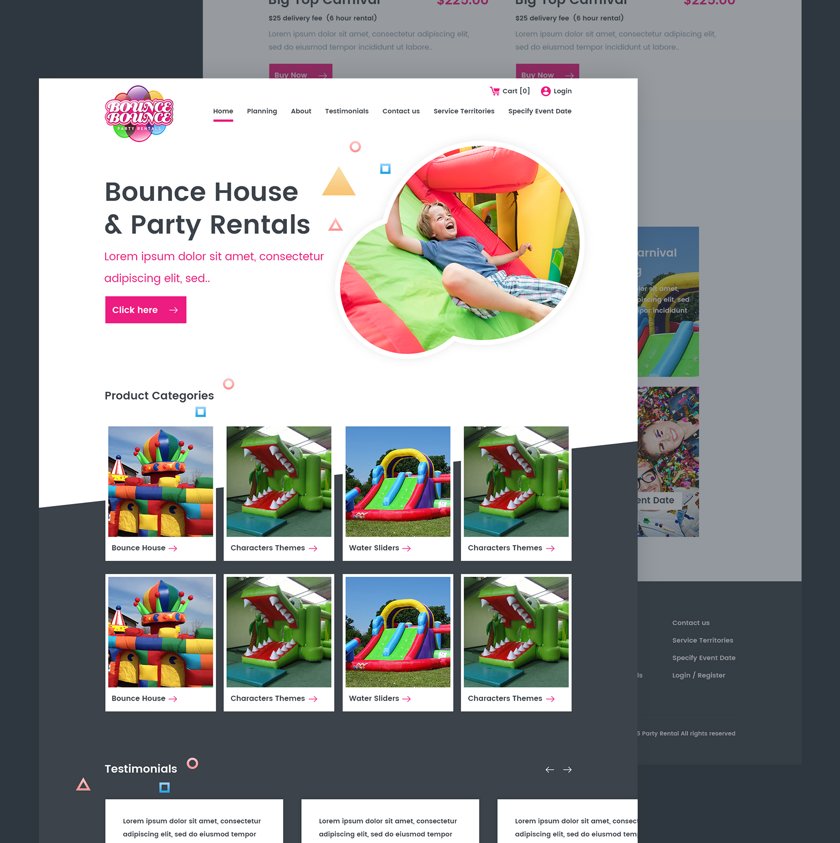 Bounce Bounce by Graphicdots Bounce Bounce in Website Design Inspiration by Graphicdots