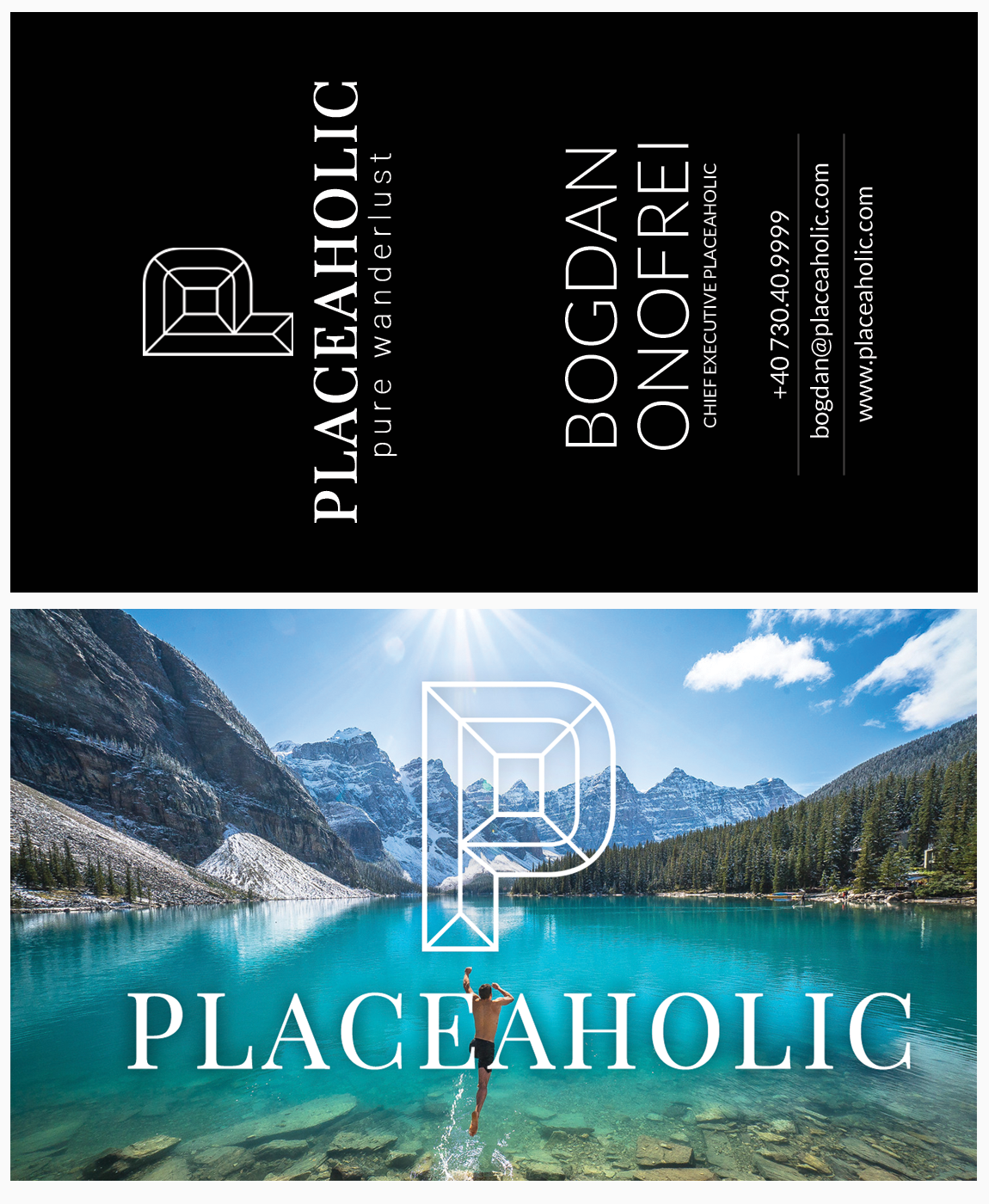 Business Card design for Placeaholic.com by Bogdan Onofrei Business Card design for Placeaholic.com in Business Card Design Inspiration by Bogdan Onofrei