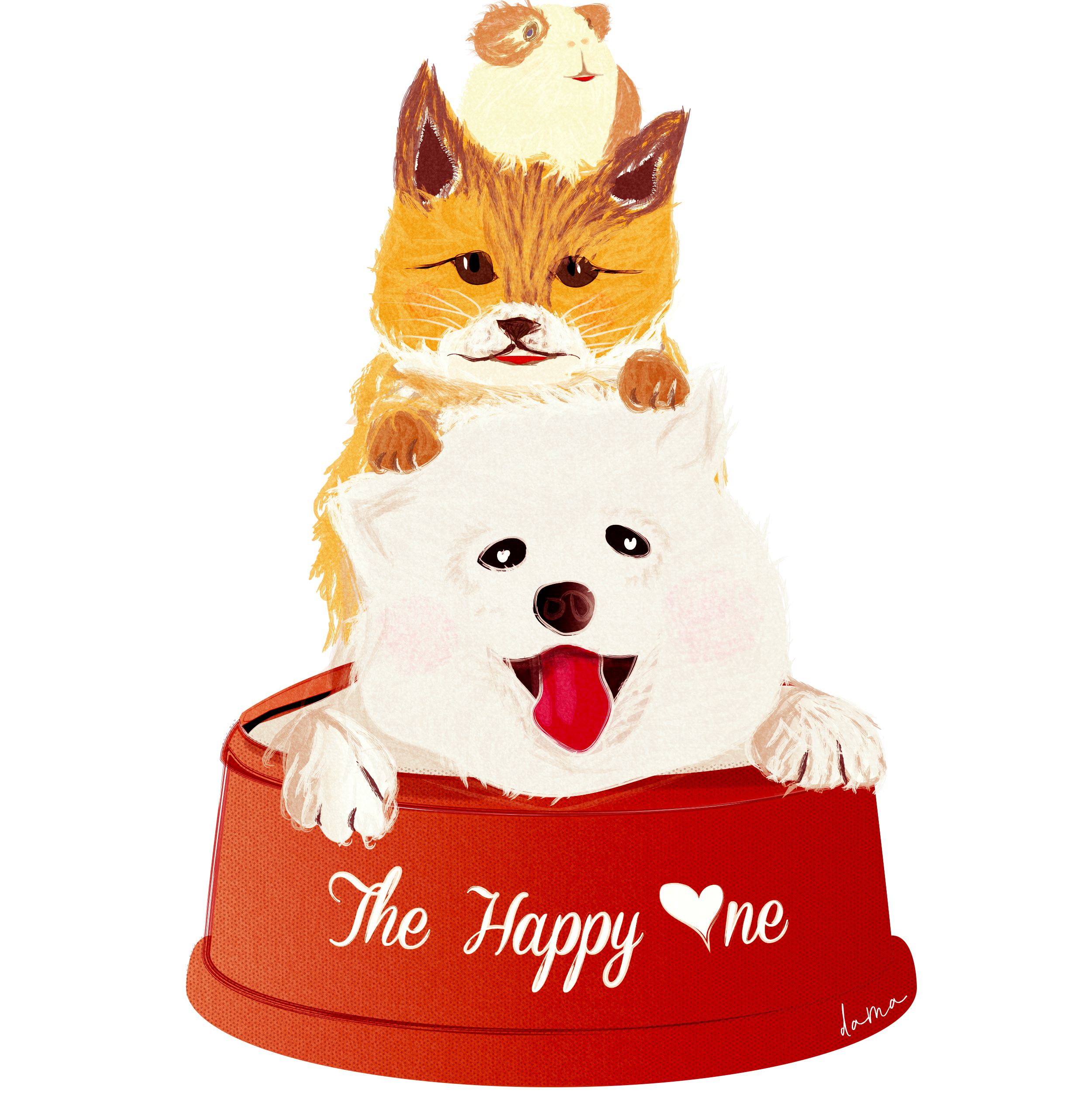 The Happy One by Dama My The Happy One in Illustration and Graphics Inspiration by Dama My