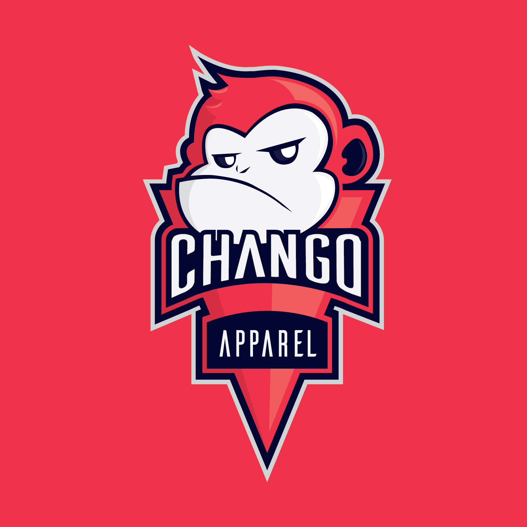 chango apparel logo by Axan chango apparel logo in Advertisement Design Inspiration by Axan