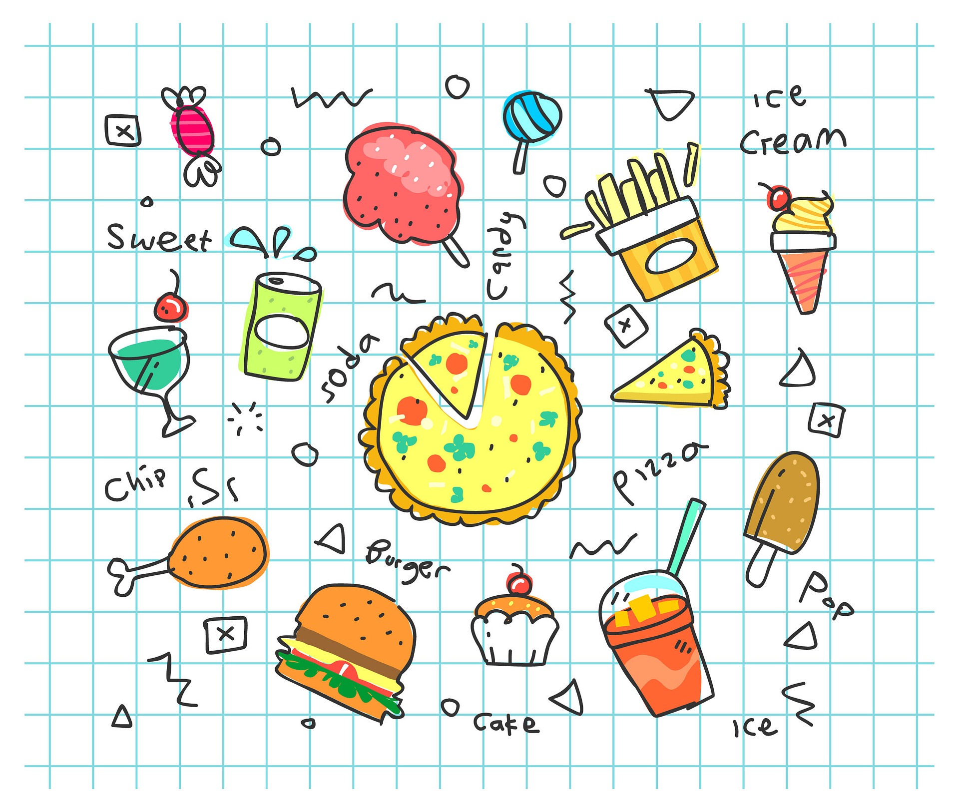 I love food :) by Valentin Tincau I love food :) in Drawing & Sketching Inspiration by Valentin Tincau